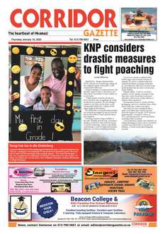 Corridor gazette 16 January 2020