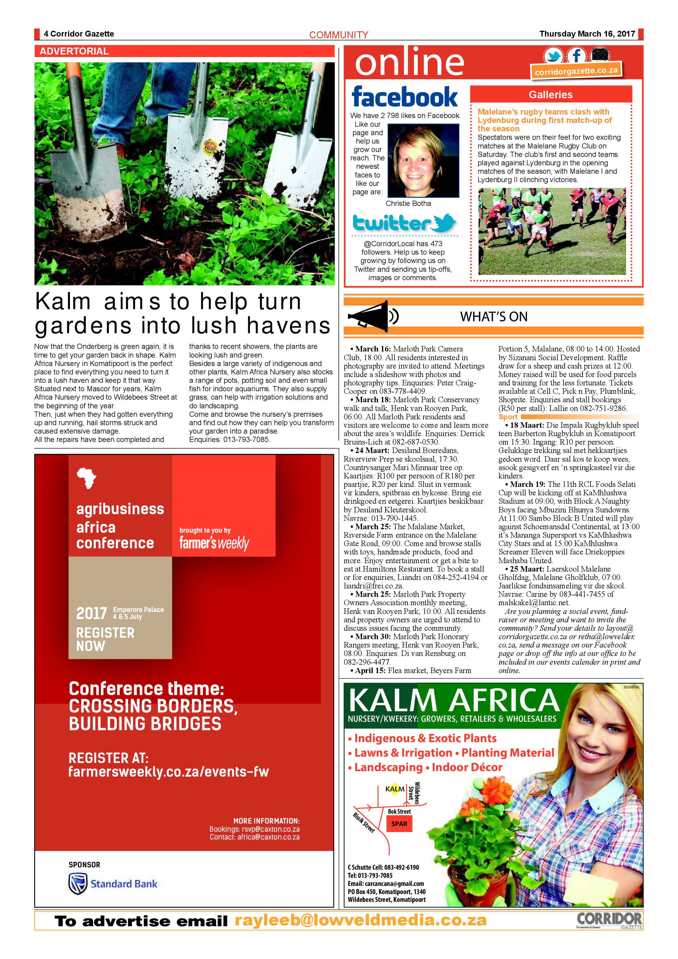 Corridor Gazette 16 March 2017 page 4