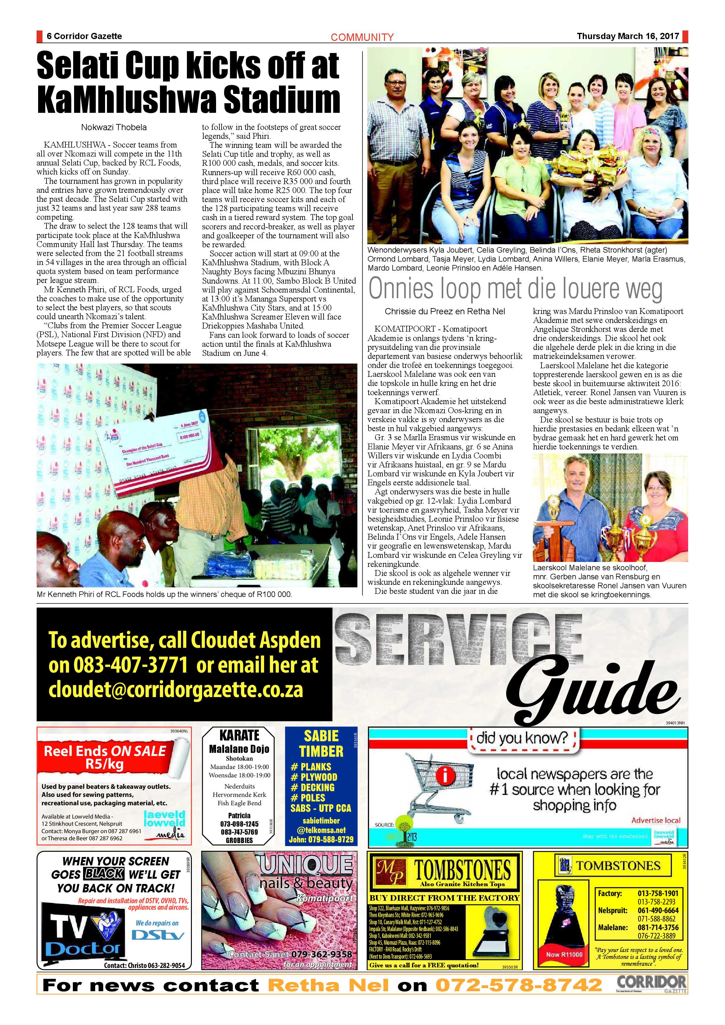 Corridor Gazette 16 March 2017 page 6