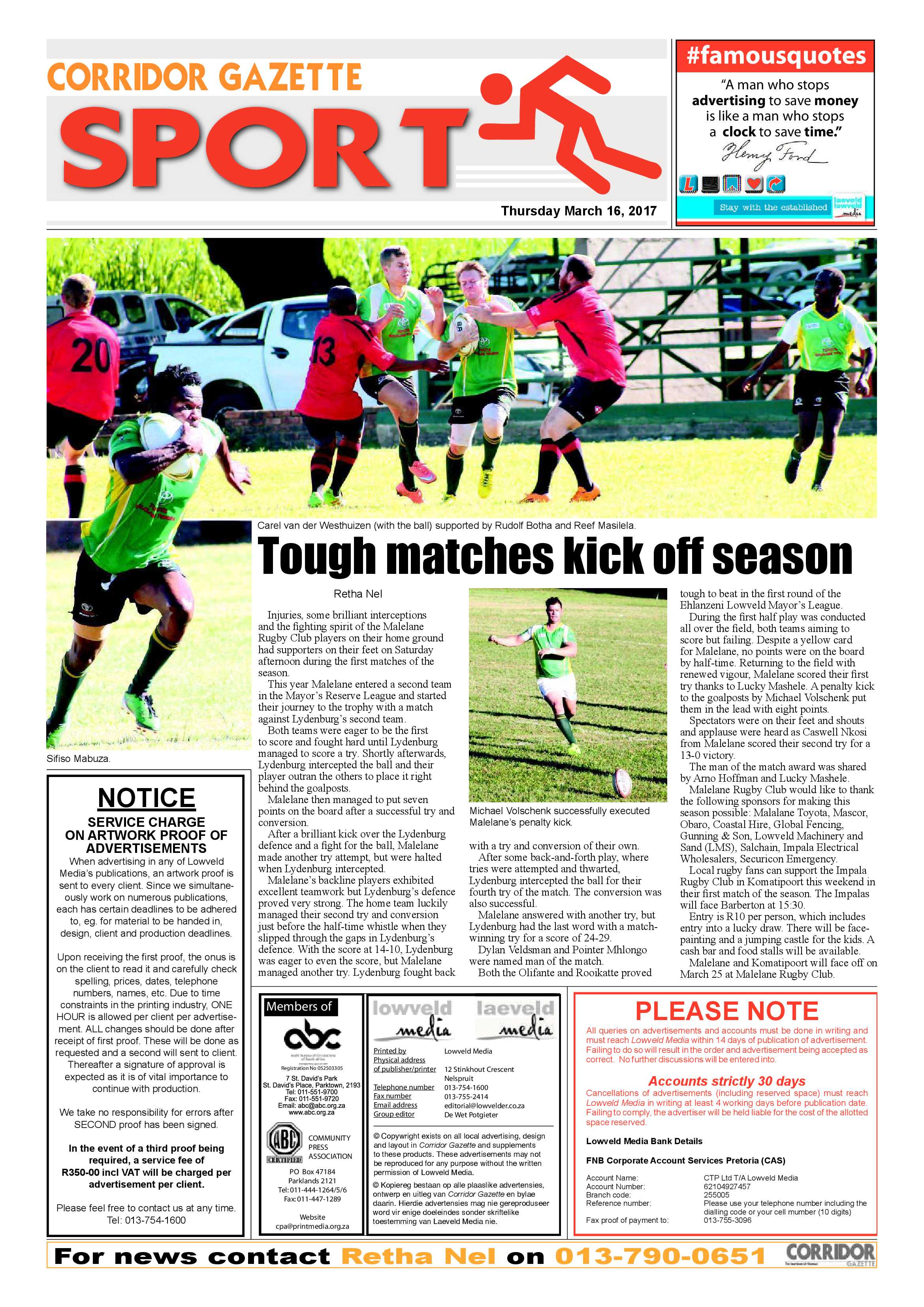 Corridor Gazette 16 March 2017 page 8