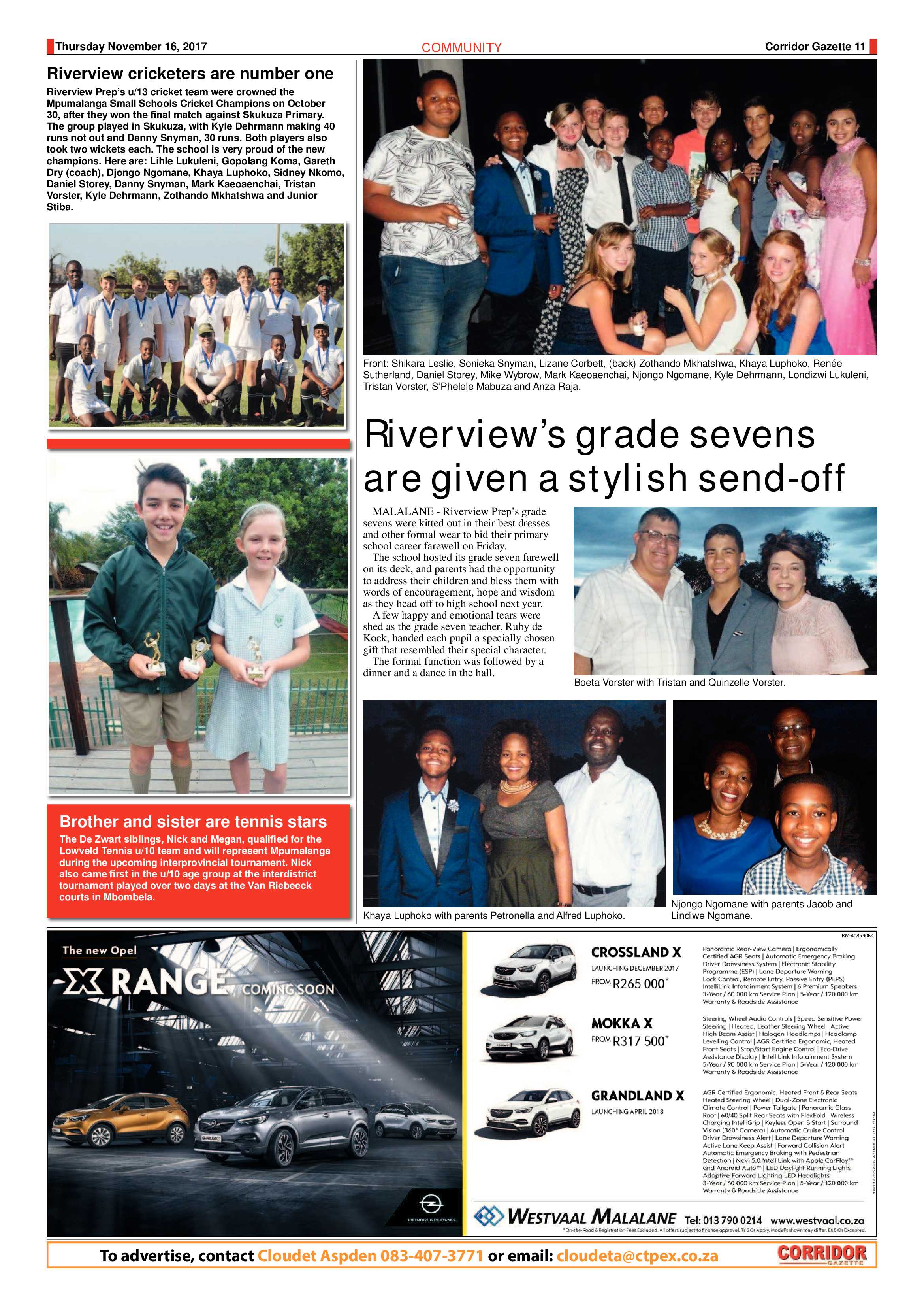Corridor Gazette 16 November 2017 page 11