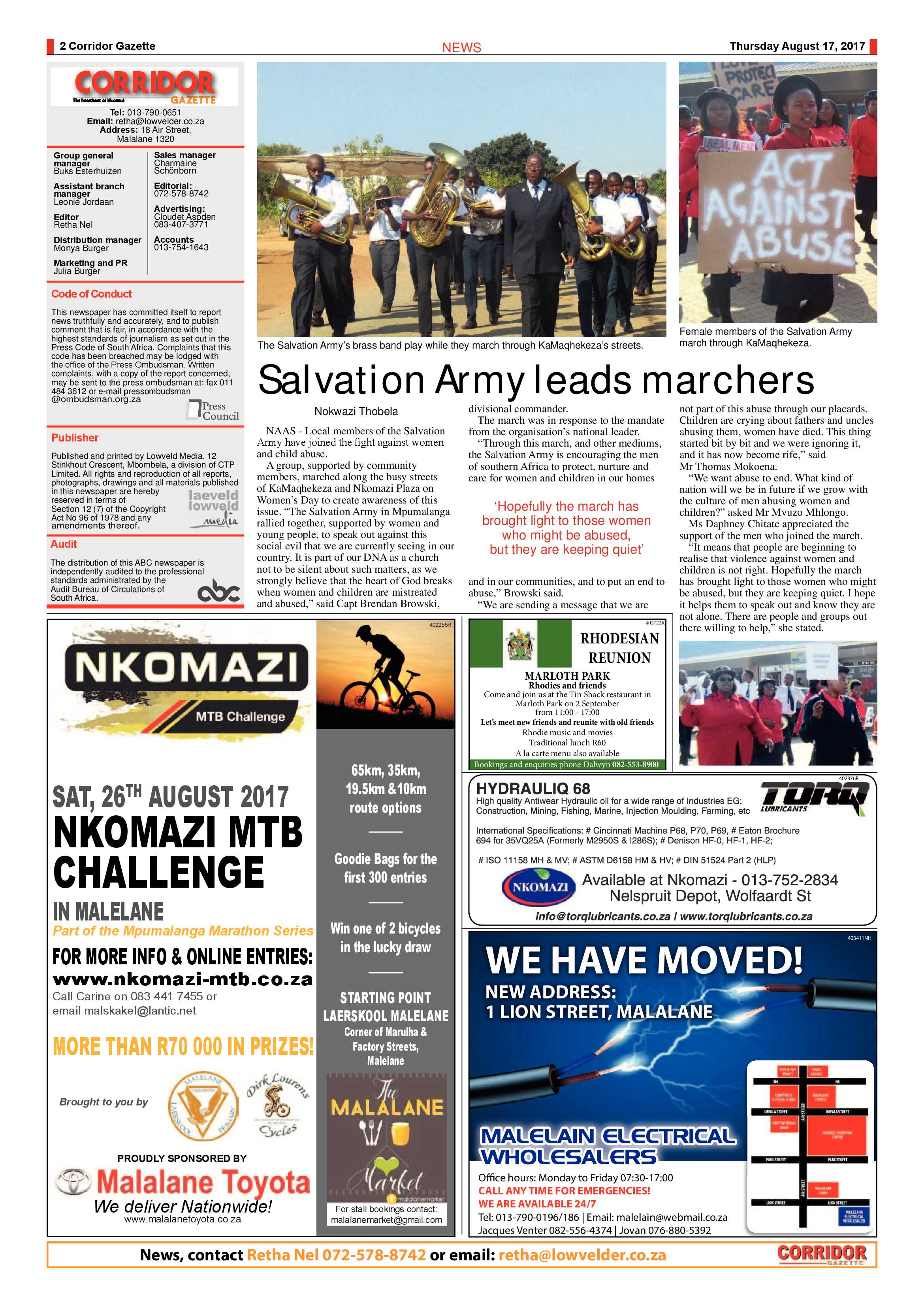Corridor Gazette 17 August 2017 page 2