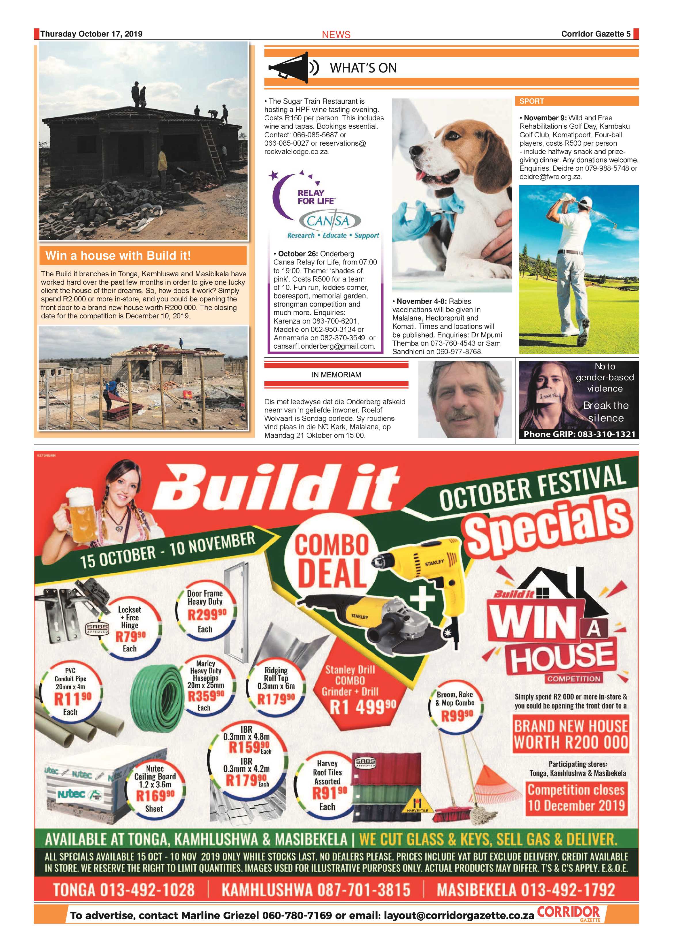 Corridor Gazette 17 October 2019 page 5