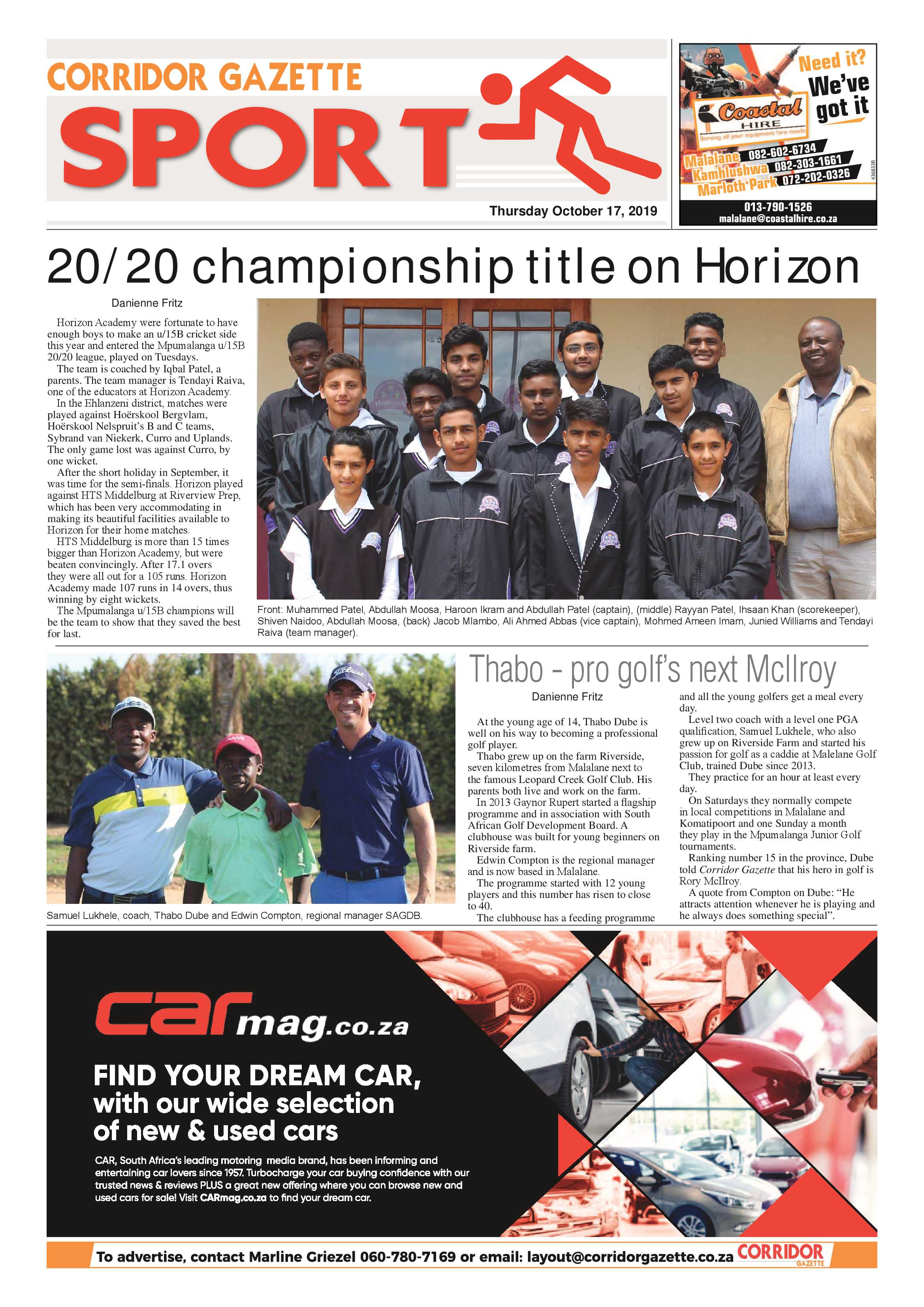 Corridor Gazette 17 October 2019 page 8