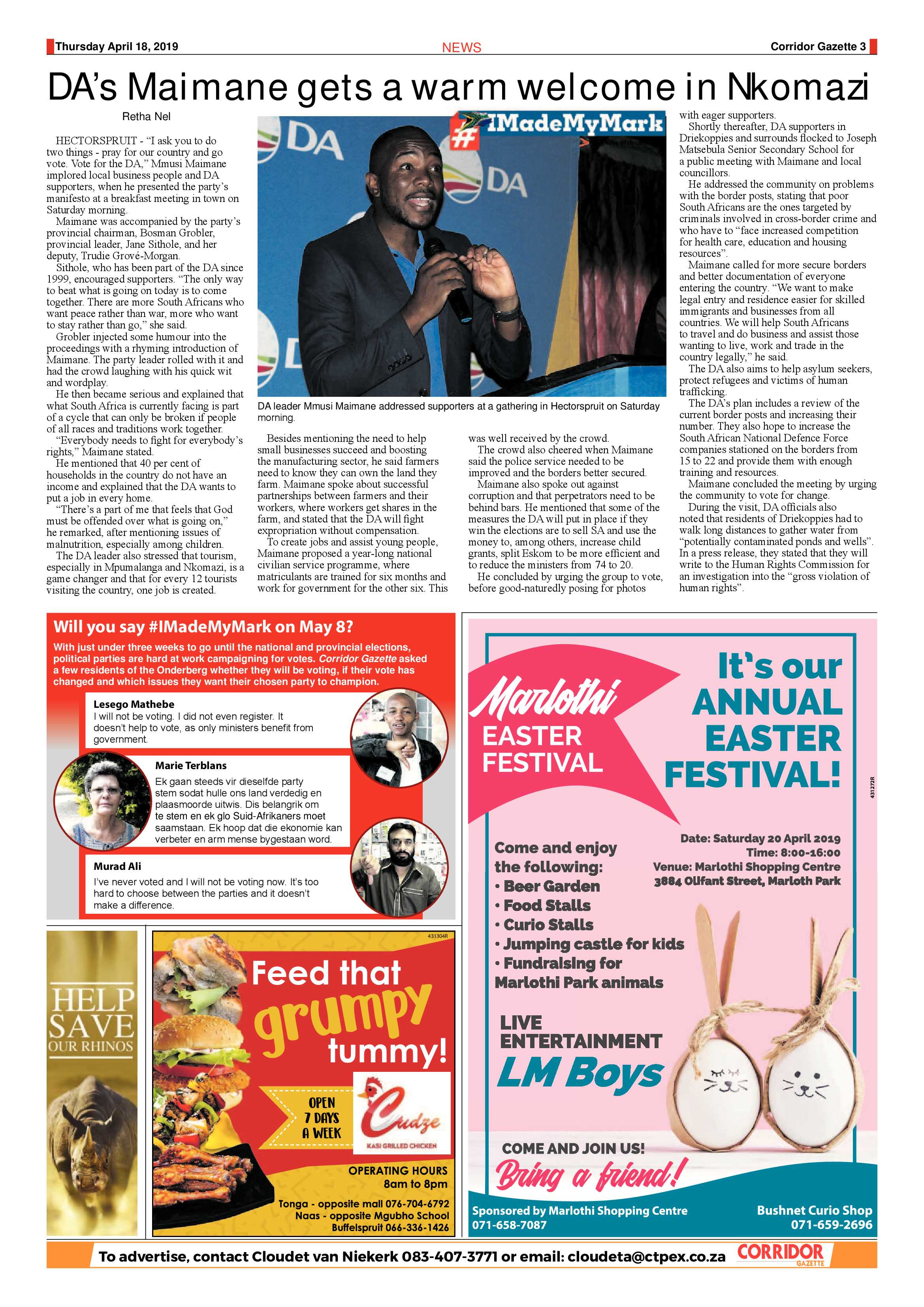 Corridor Gazette 19 April 2019 page 3