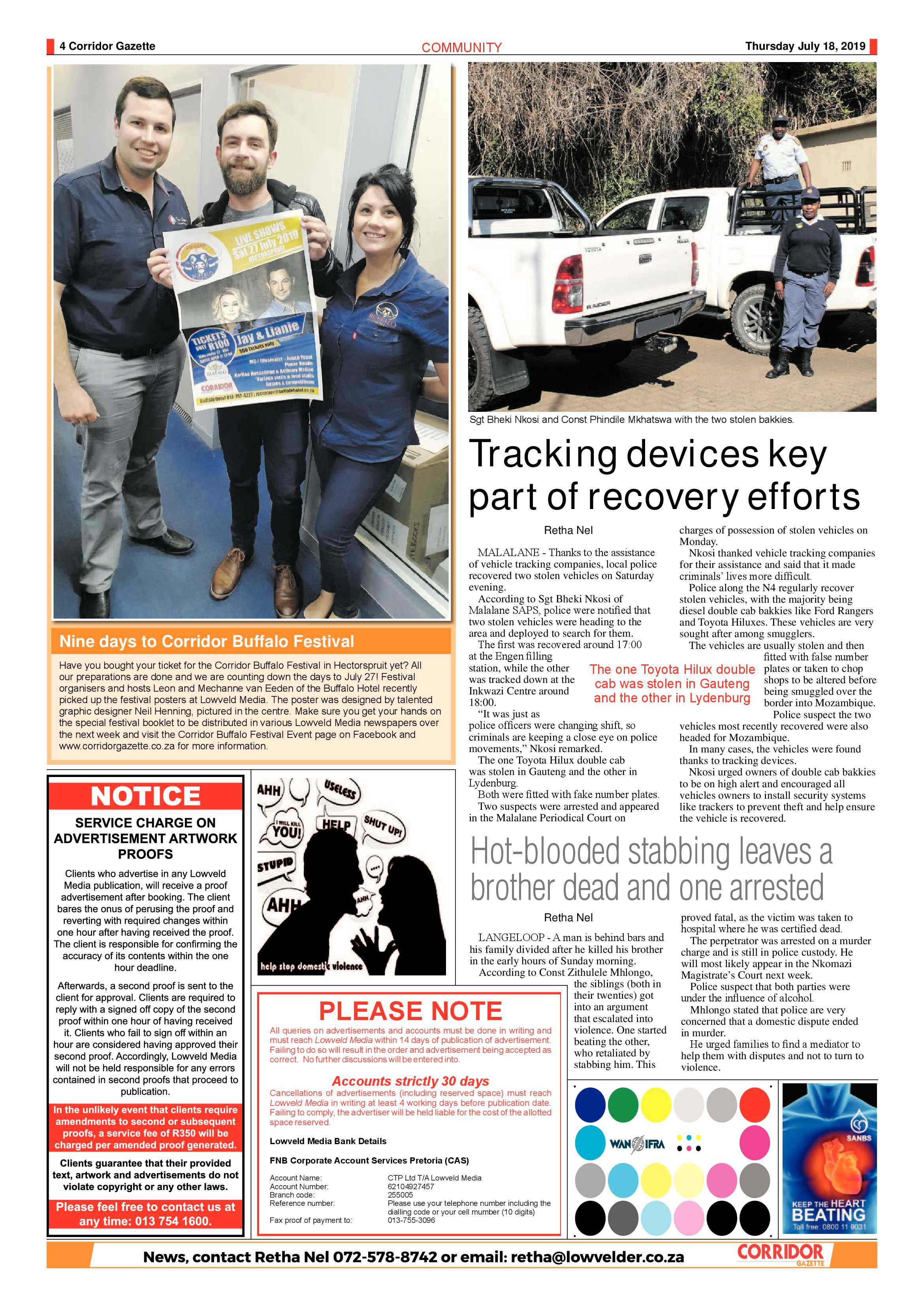 Corridor Gazette 18 July 2019 page 4