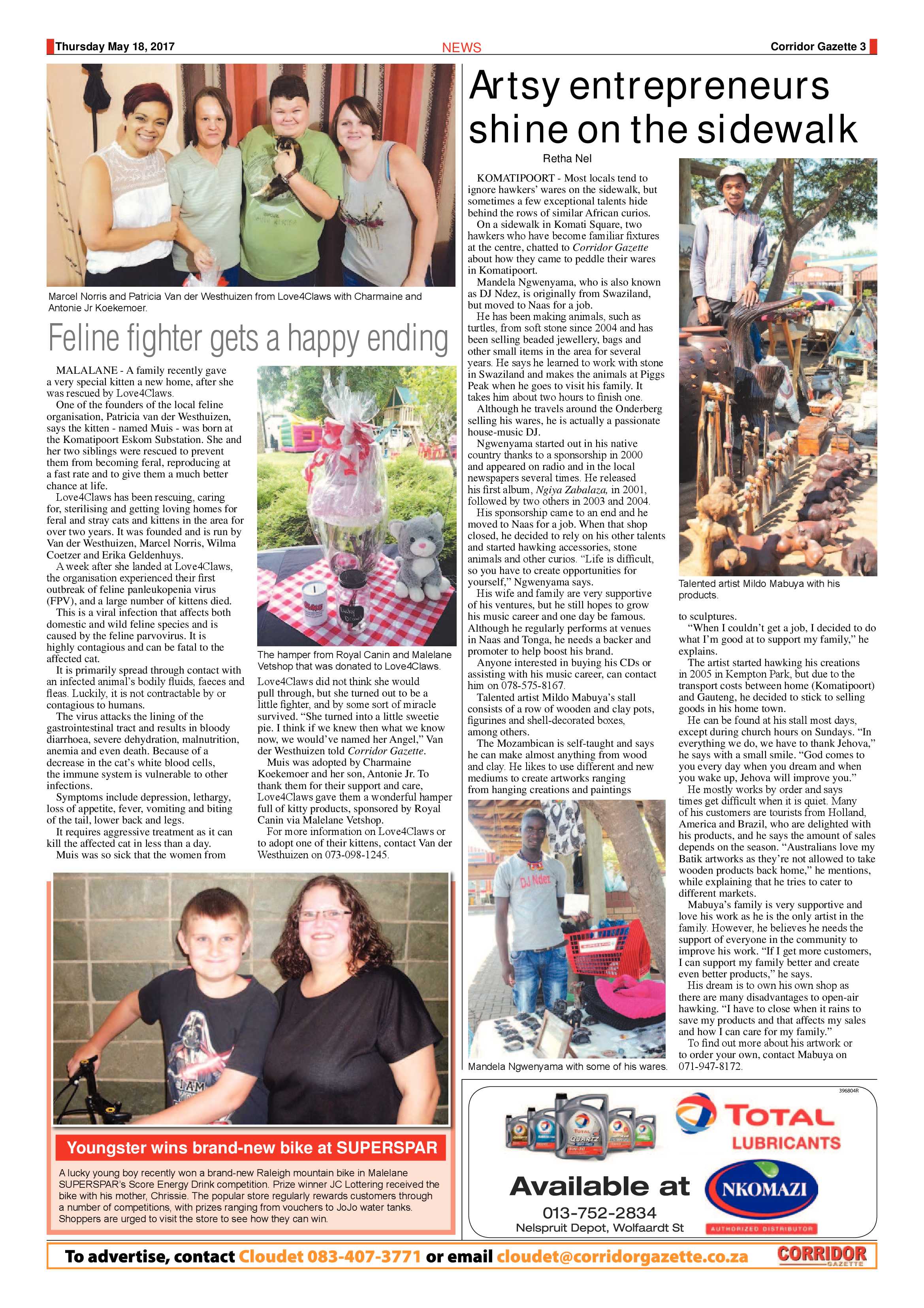 Corridor Gazette 18 May 2017 page 3