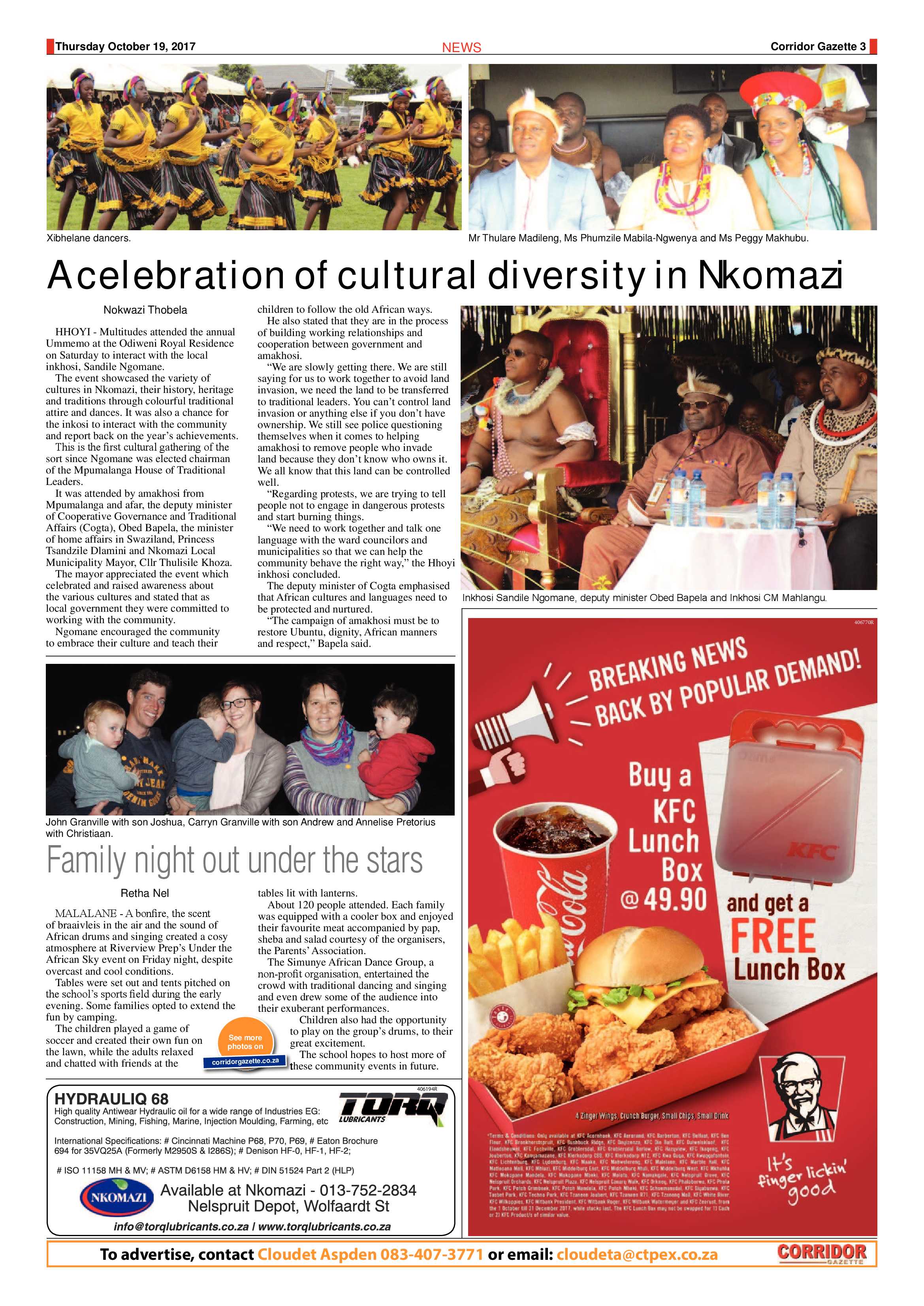 Corridor Gazette 18 October 2017 page 3