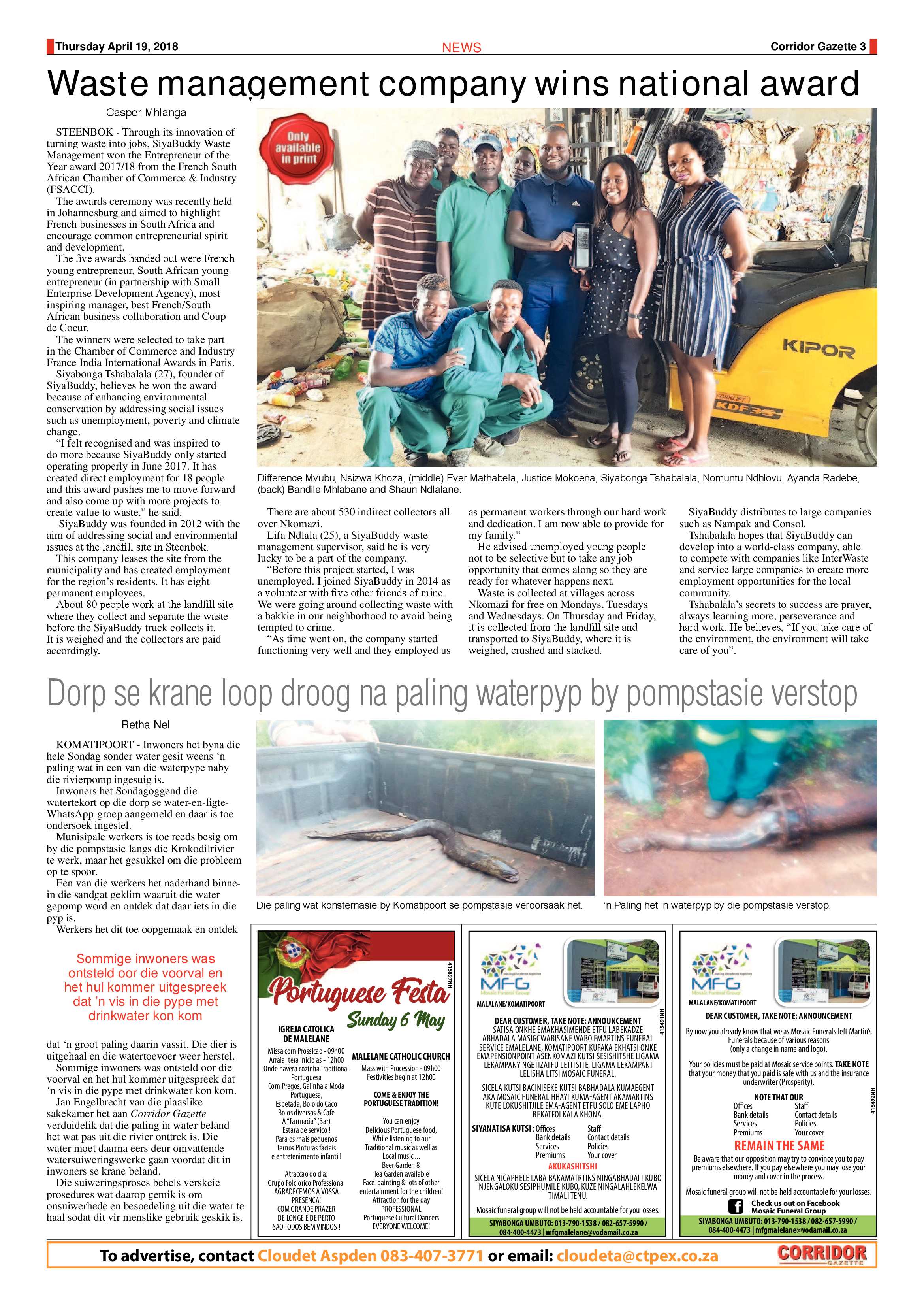 Corridor Gazette 19 April 2018 page 3