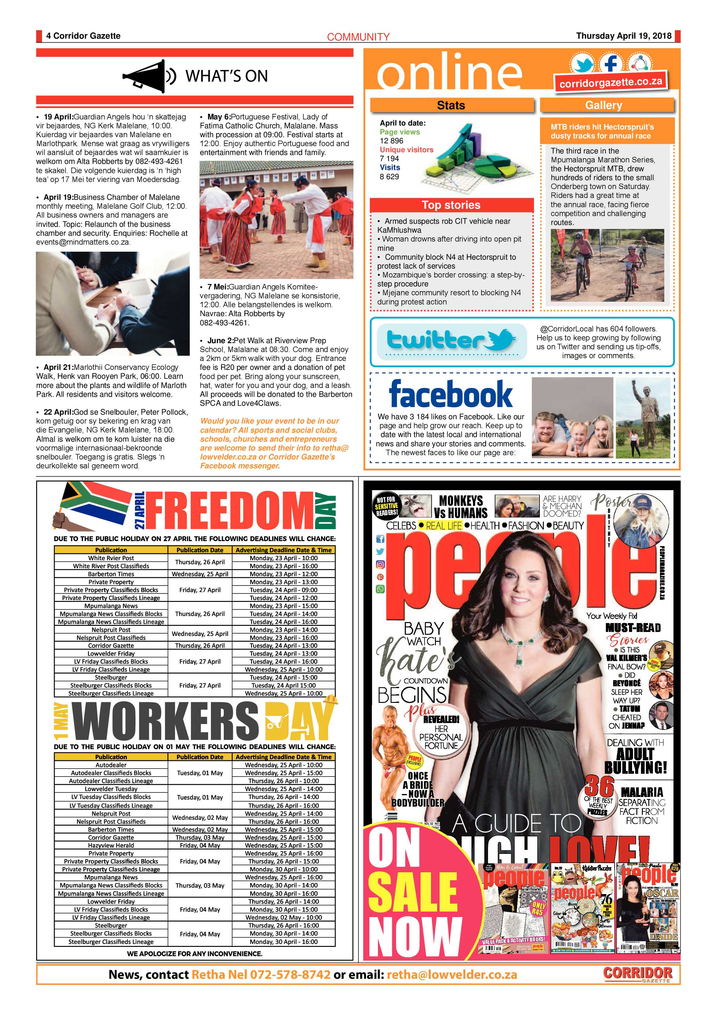 Corridor Gazette 19 April 2018 page 4
