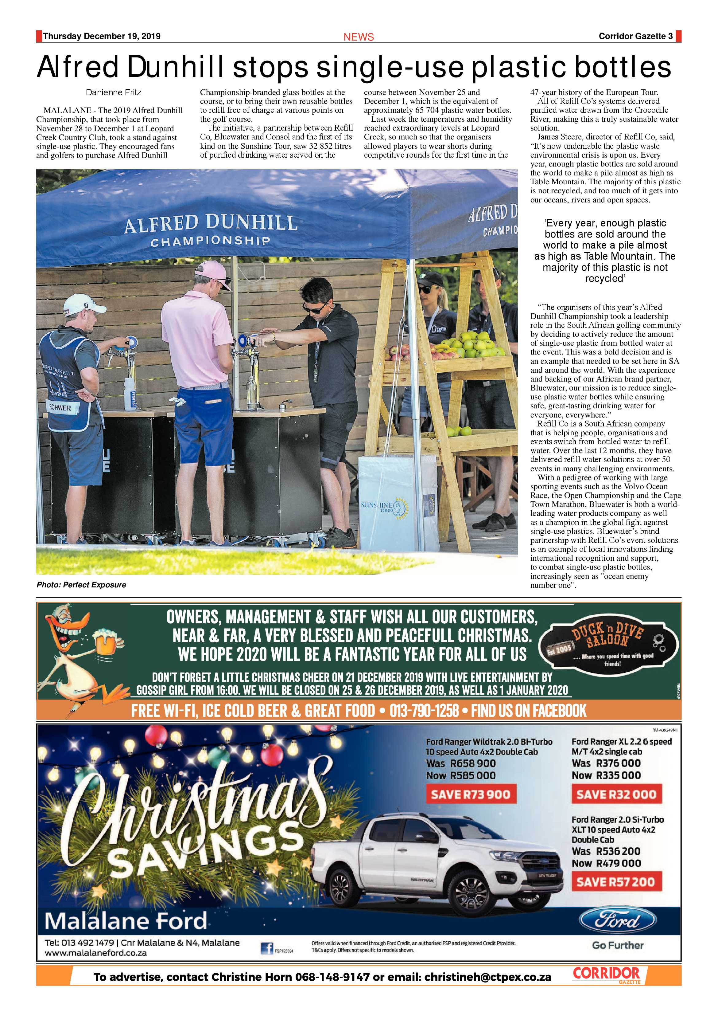 Corridor Gazette 19 December 2019 page 3