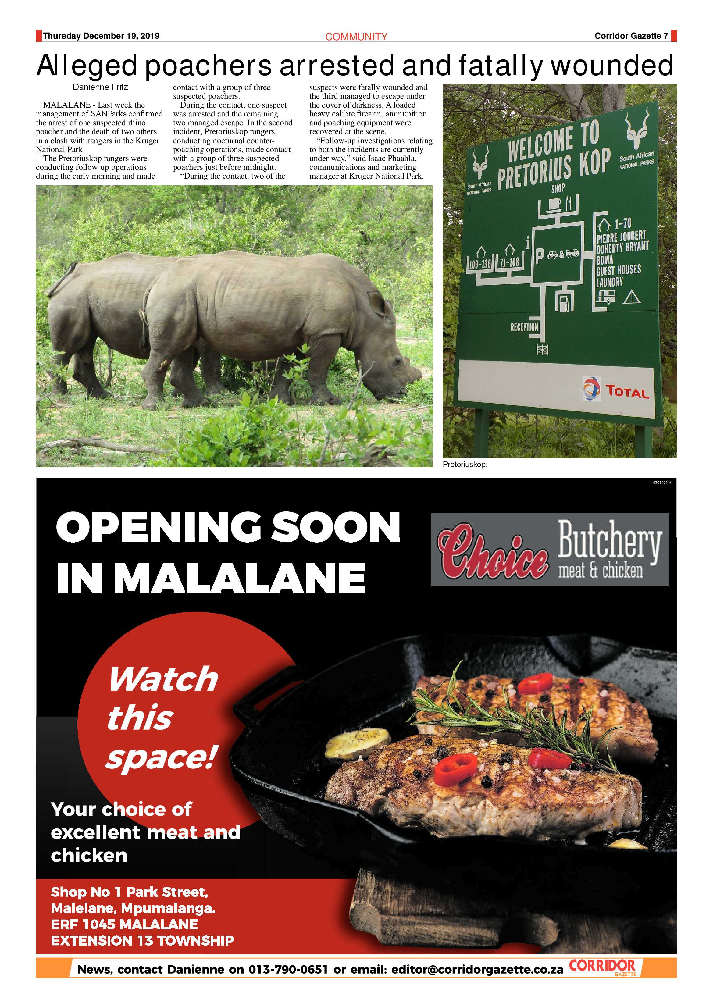 Corridor Gazette 19 December 2019 page 7