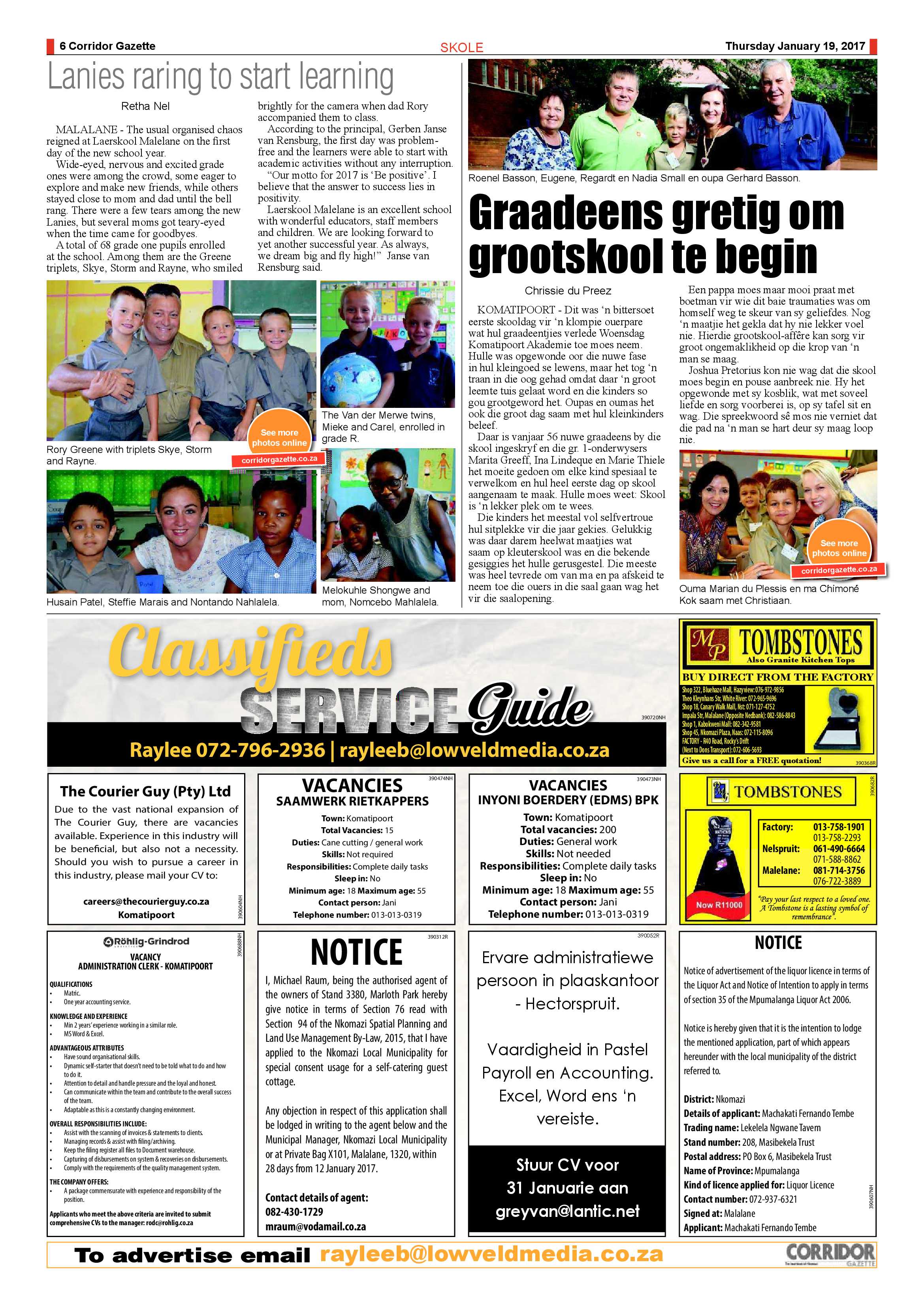 Corridor Gazette 19 January 2017 page 6