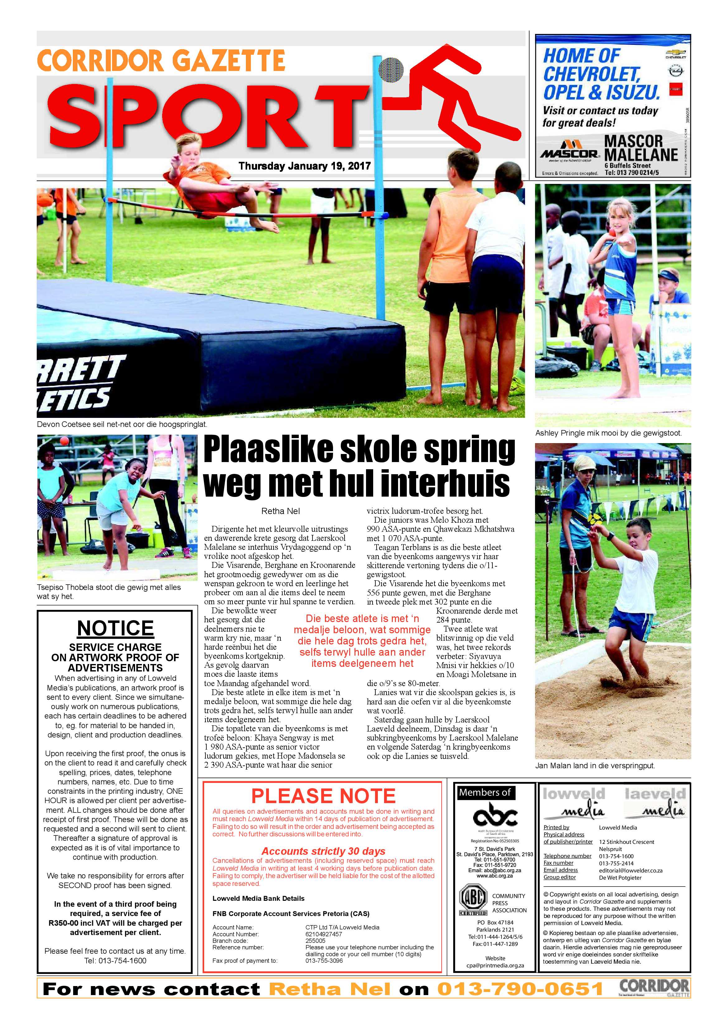 Corridor Gazette 19 January 2017 page 8