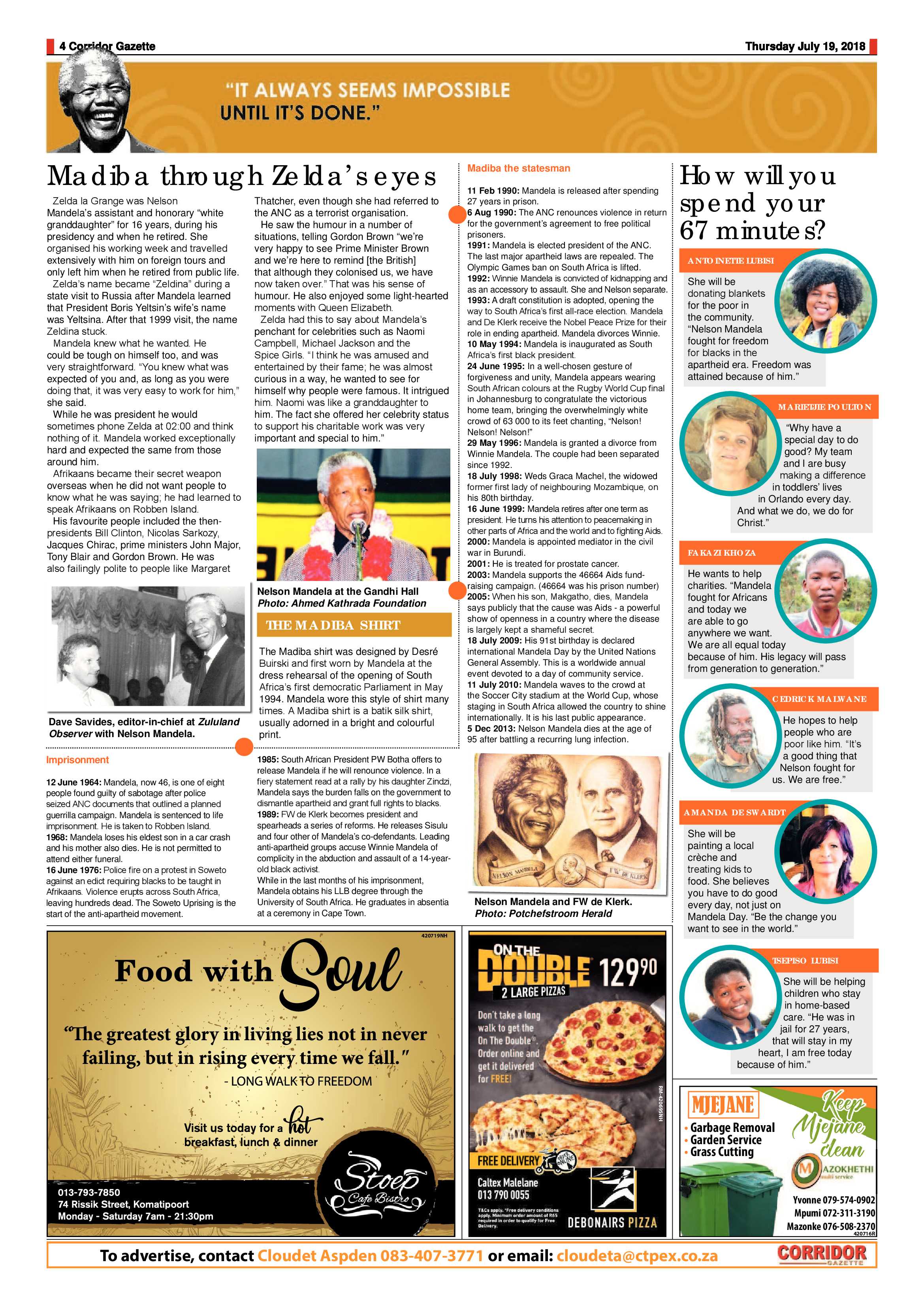 Corridor Gazette 19 July 2018 page 4