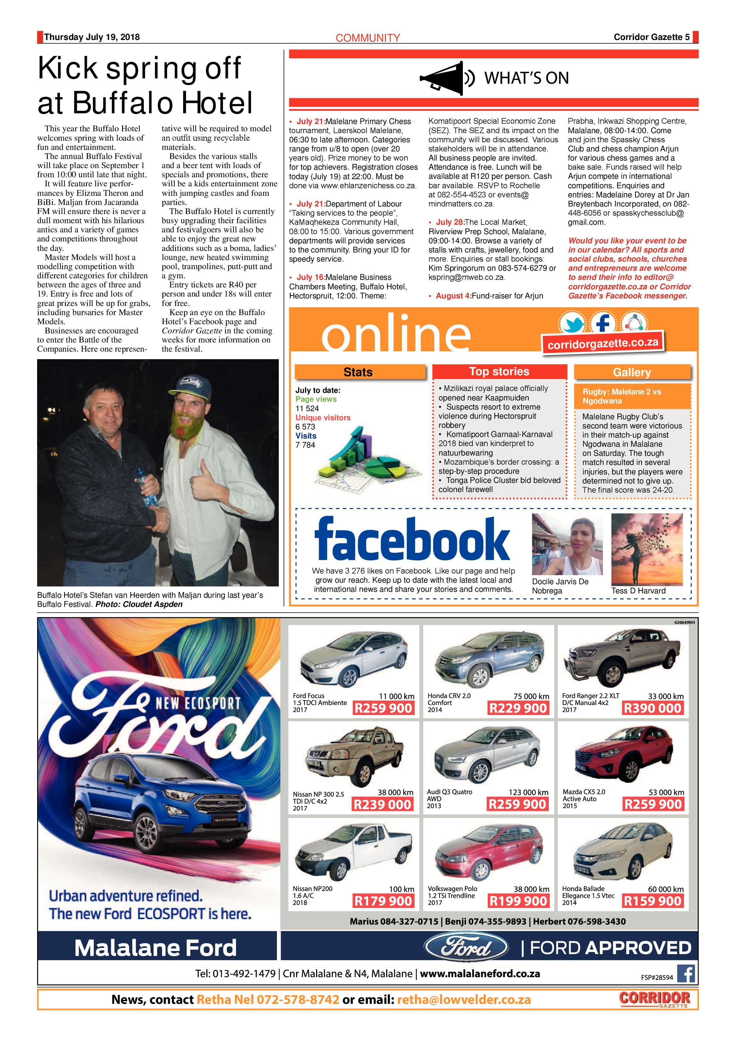 Corridor Gazette 19 July 2018 page 5