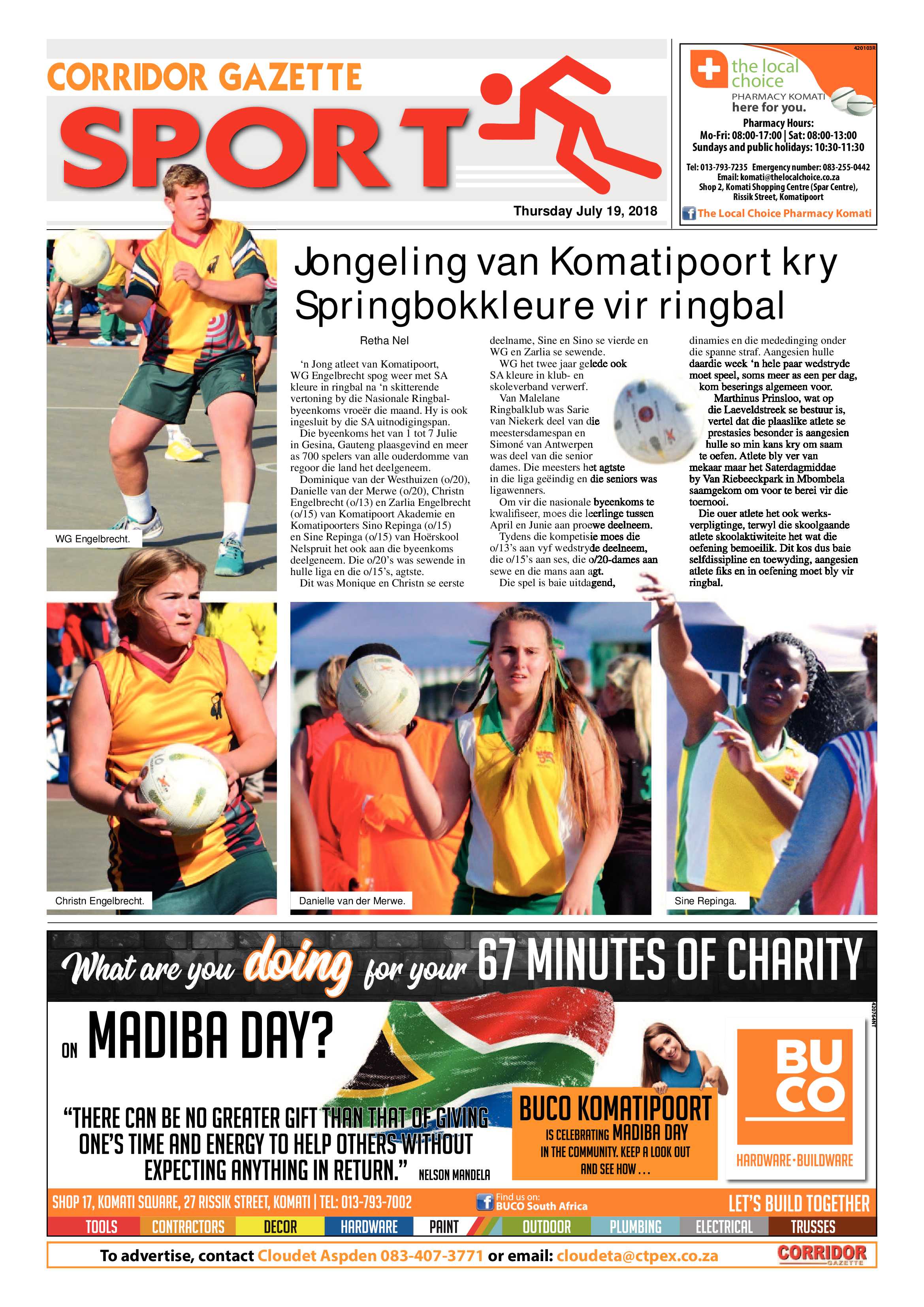 Corridor Gazette 19 July 2018 page 8