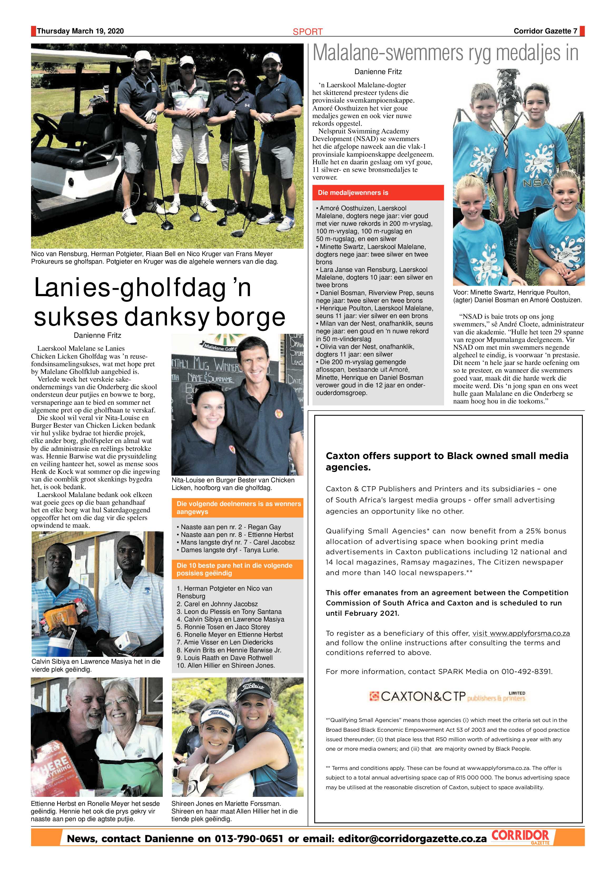 Corridor Gazette 19 March 2020 page 7
