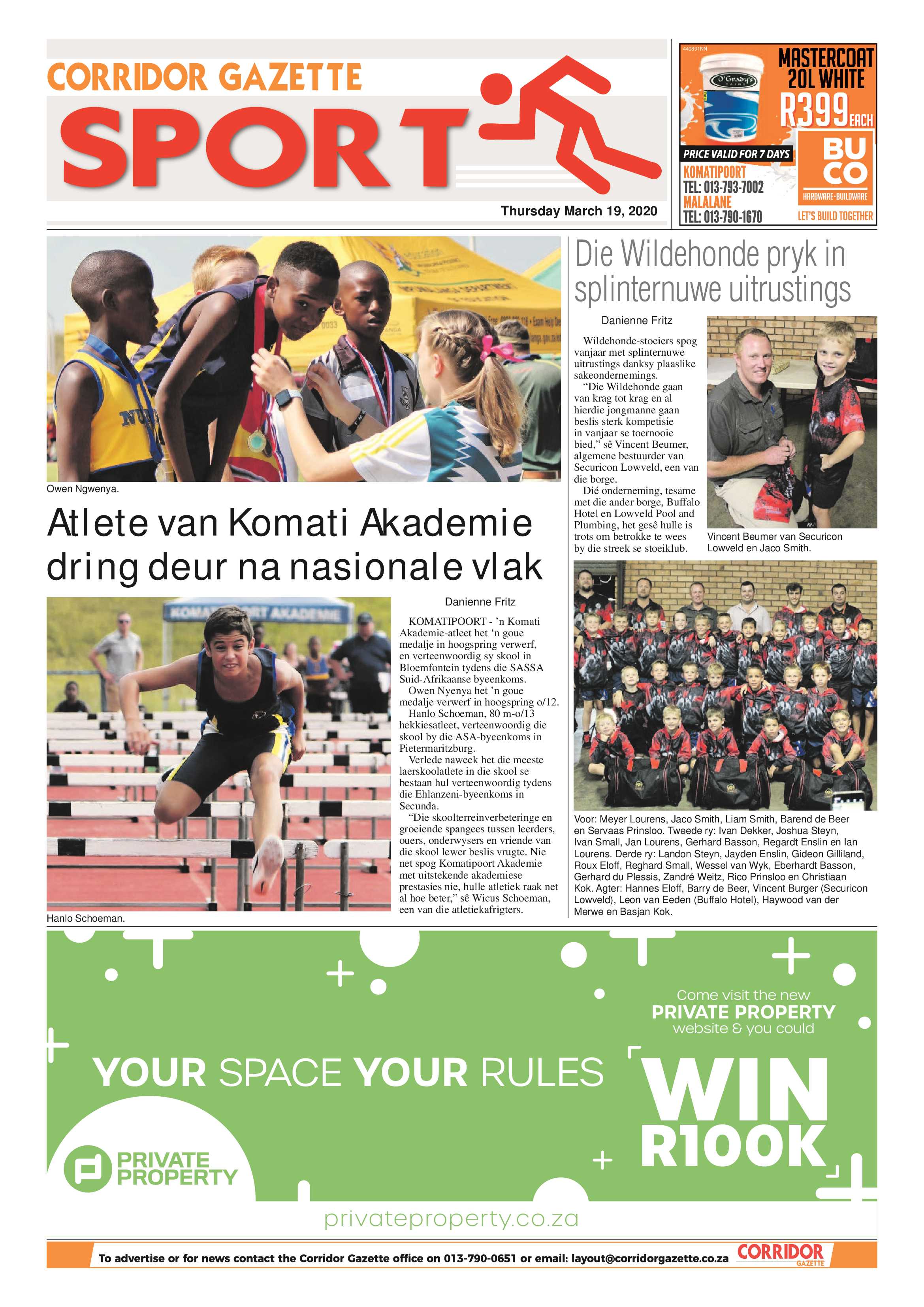 Corridor Gazette 19 March 2020 page 8