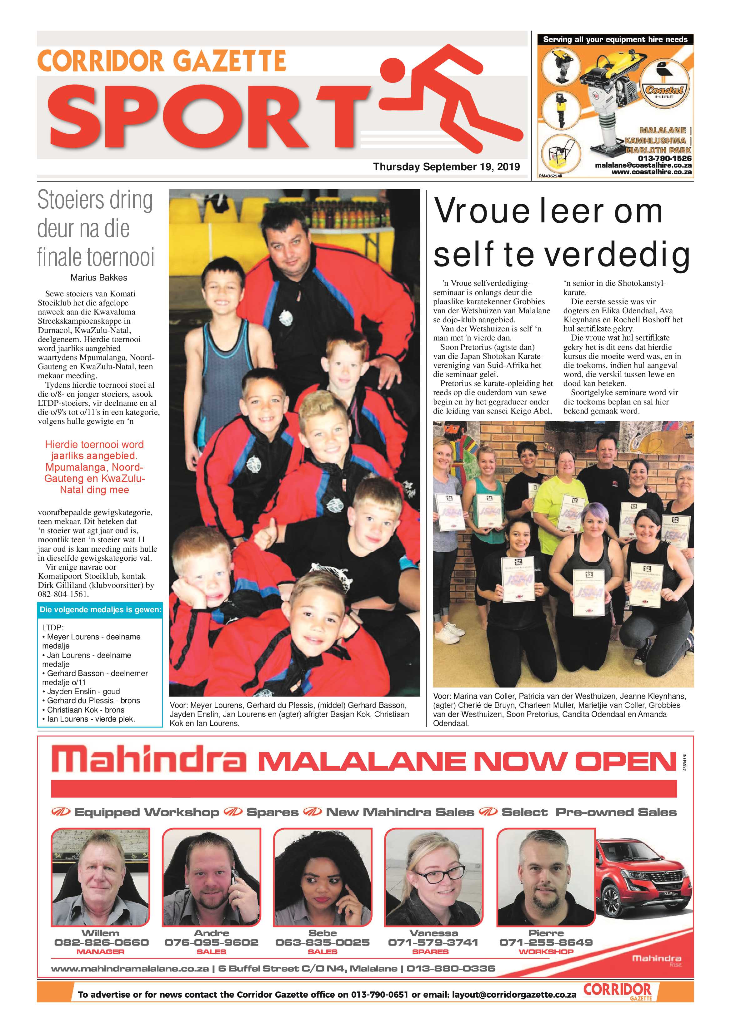 Corridor Gazette 19 September 2019 page 12