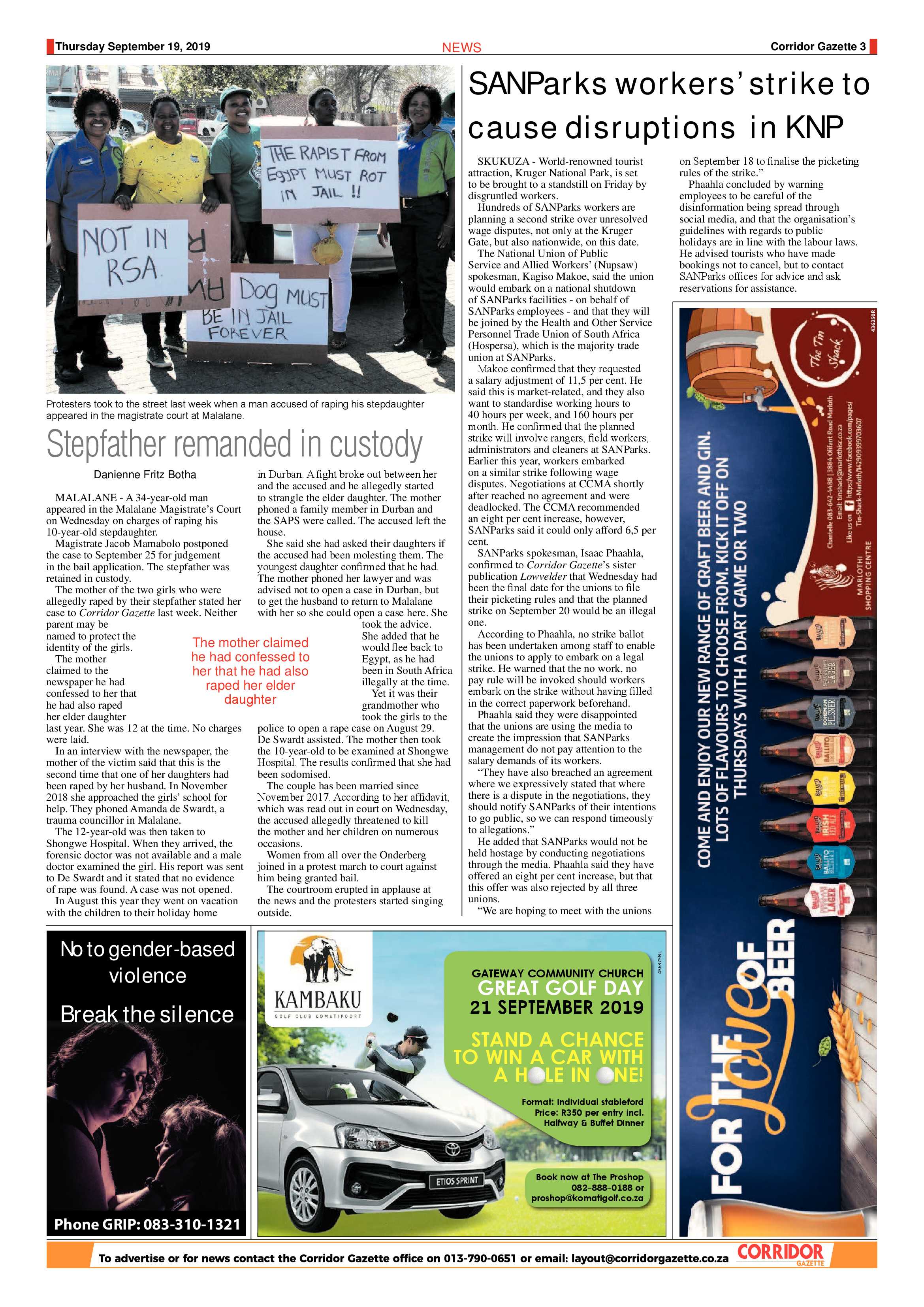 Corridor Gazette 19 September 2019 page 3