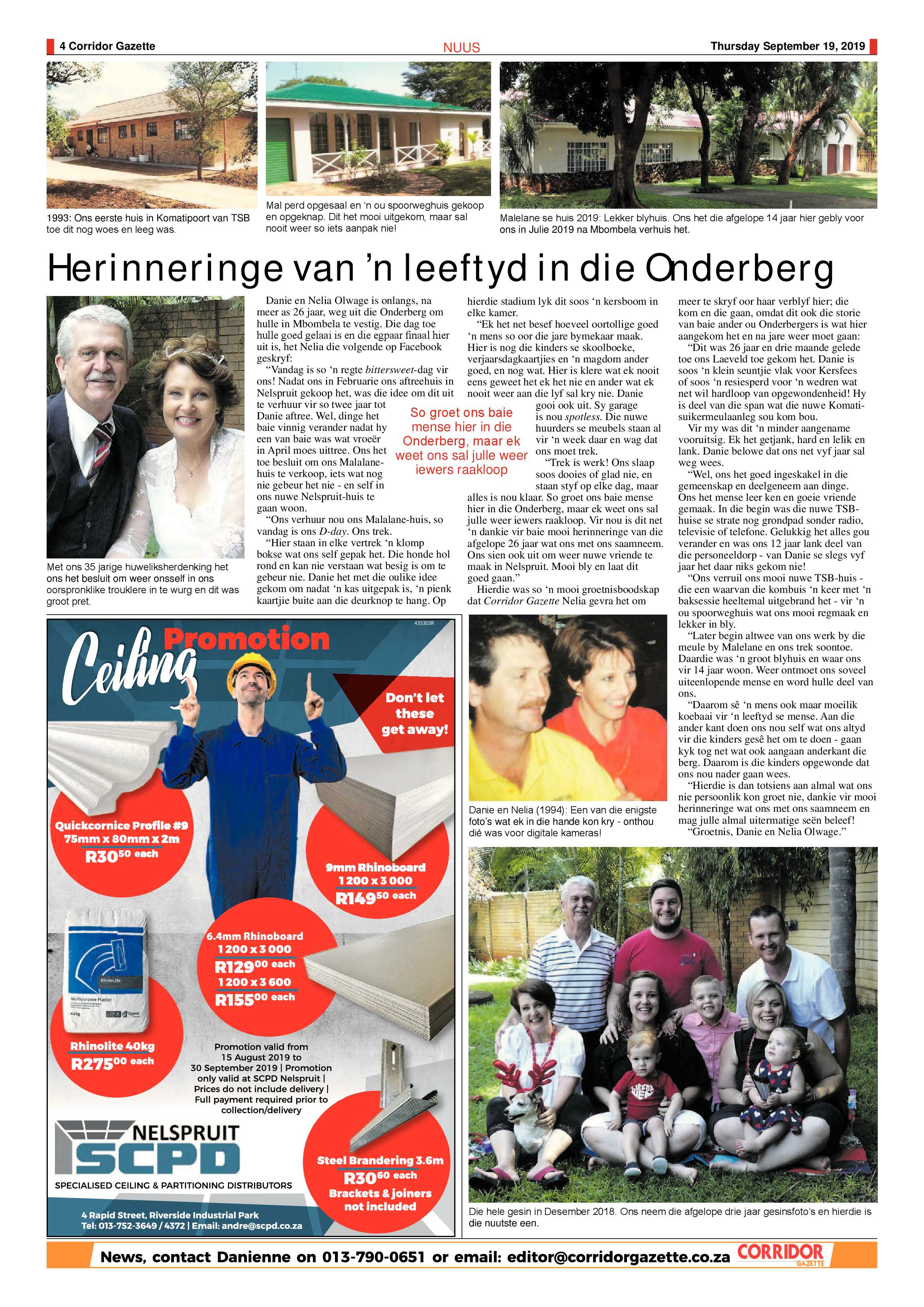 Corridor Gazette 19 September 2019 page 4