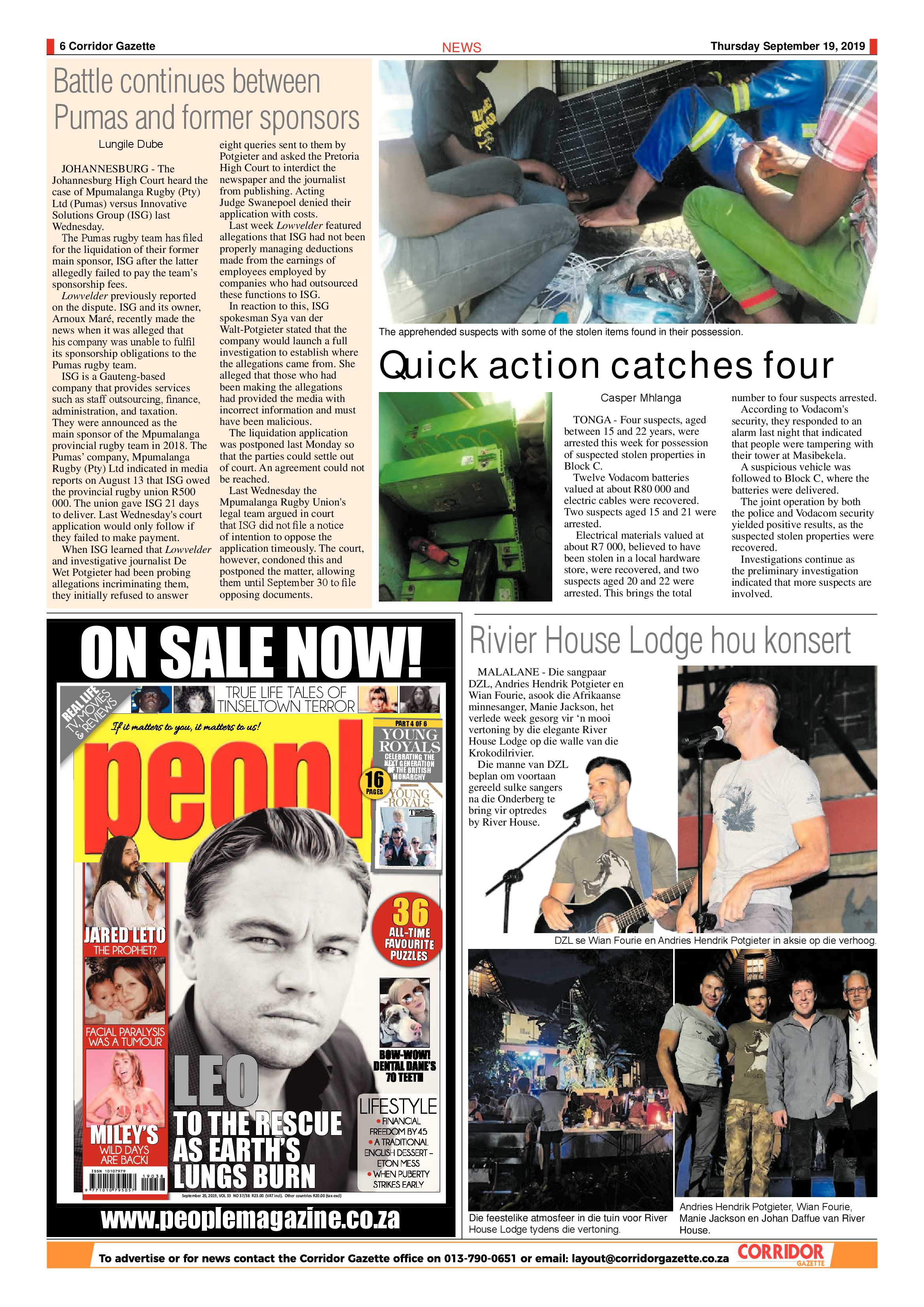 Corridor Gazette 19 September 2019 page 6