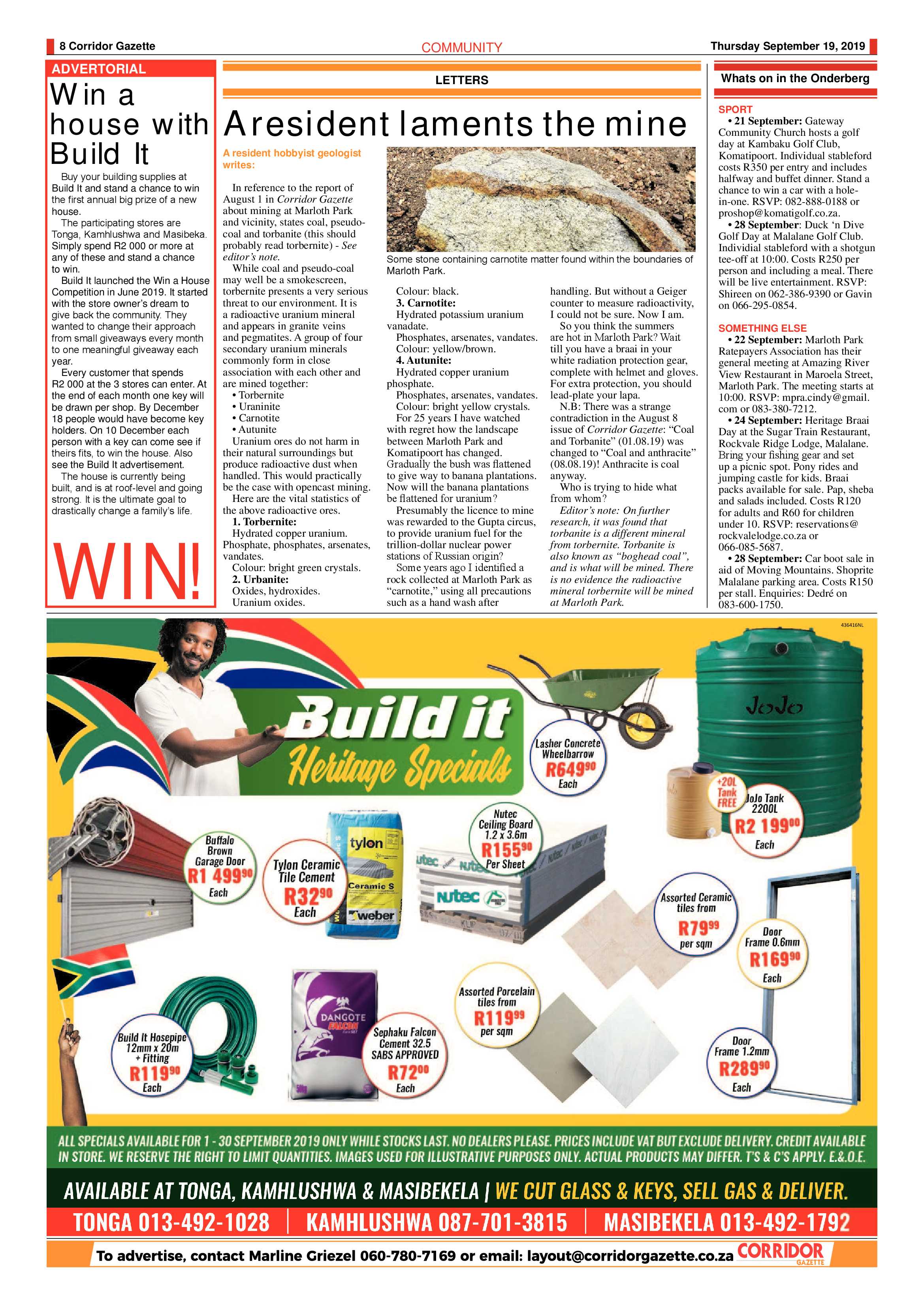 Corridor Gazette 19 September 2019 page 8