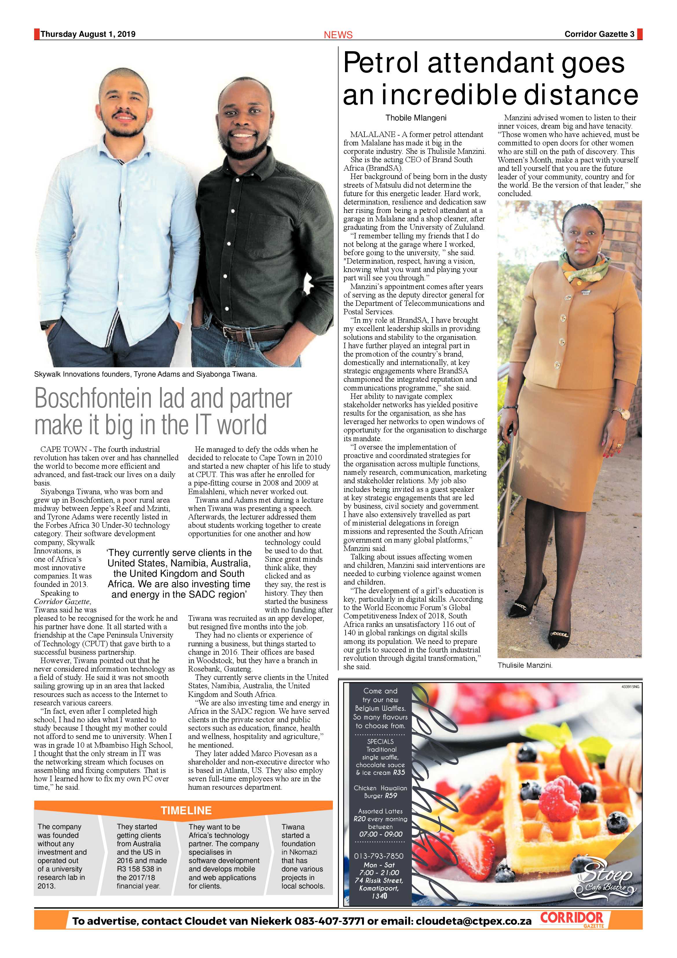 Corridor Gazette 1 August 2019 page 3