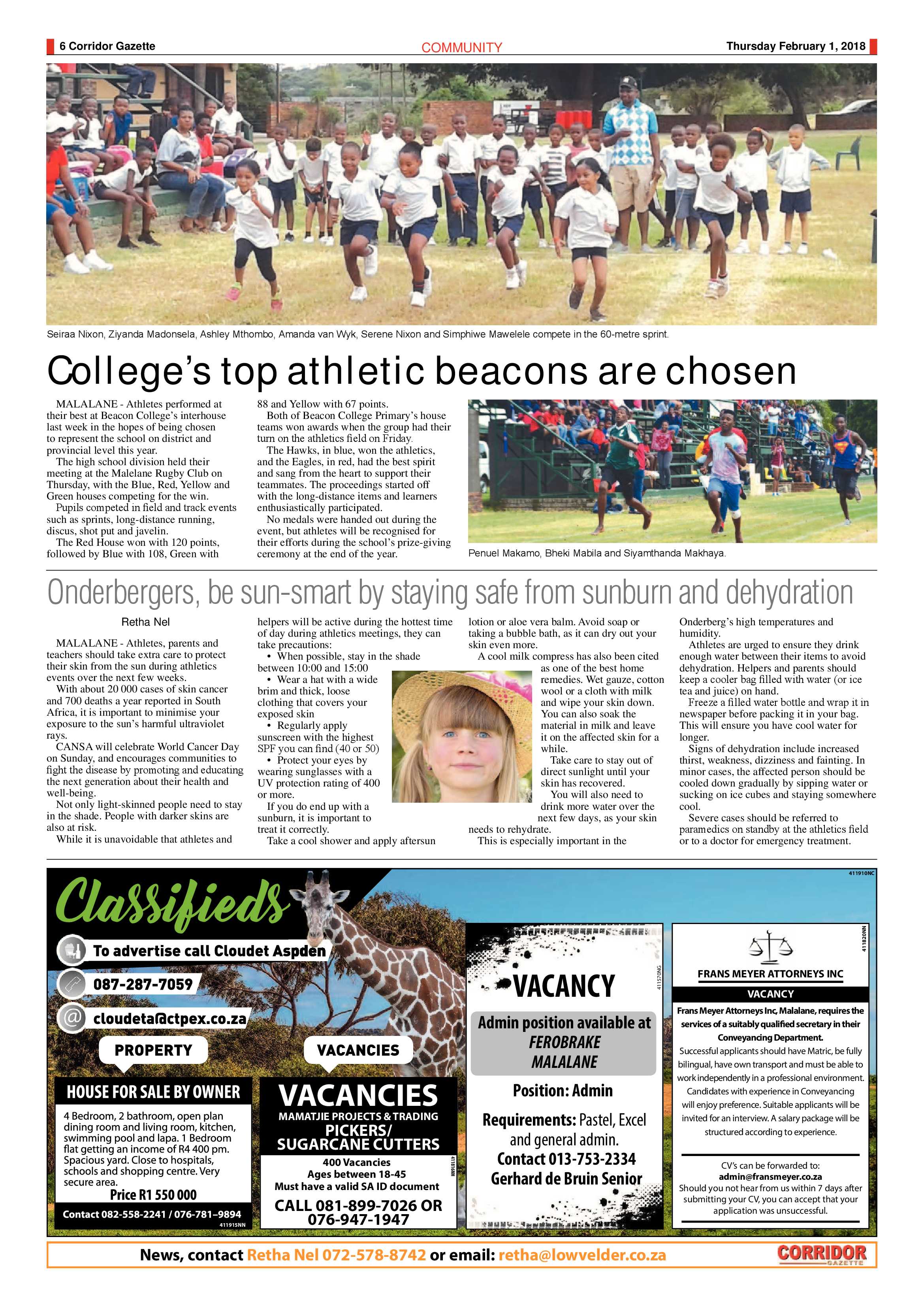 Corridor Gazette 1 February 2018 page 6
