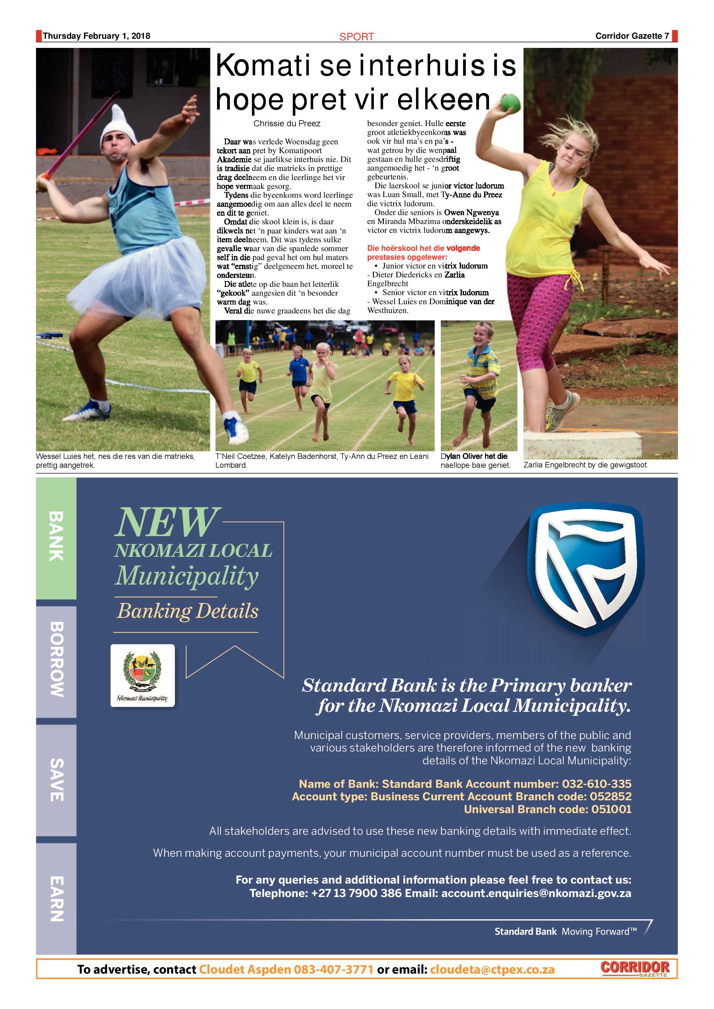 Corridor Gazette 1 February 2018 page 7