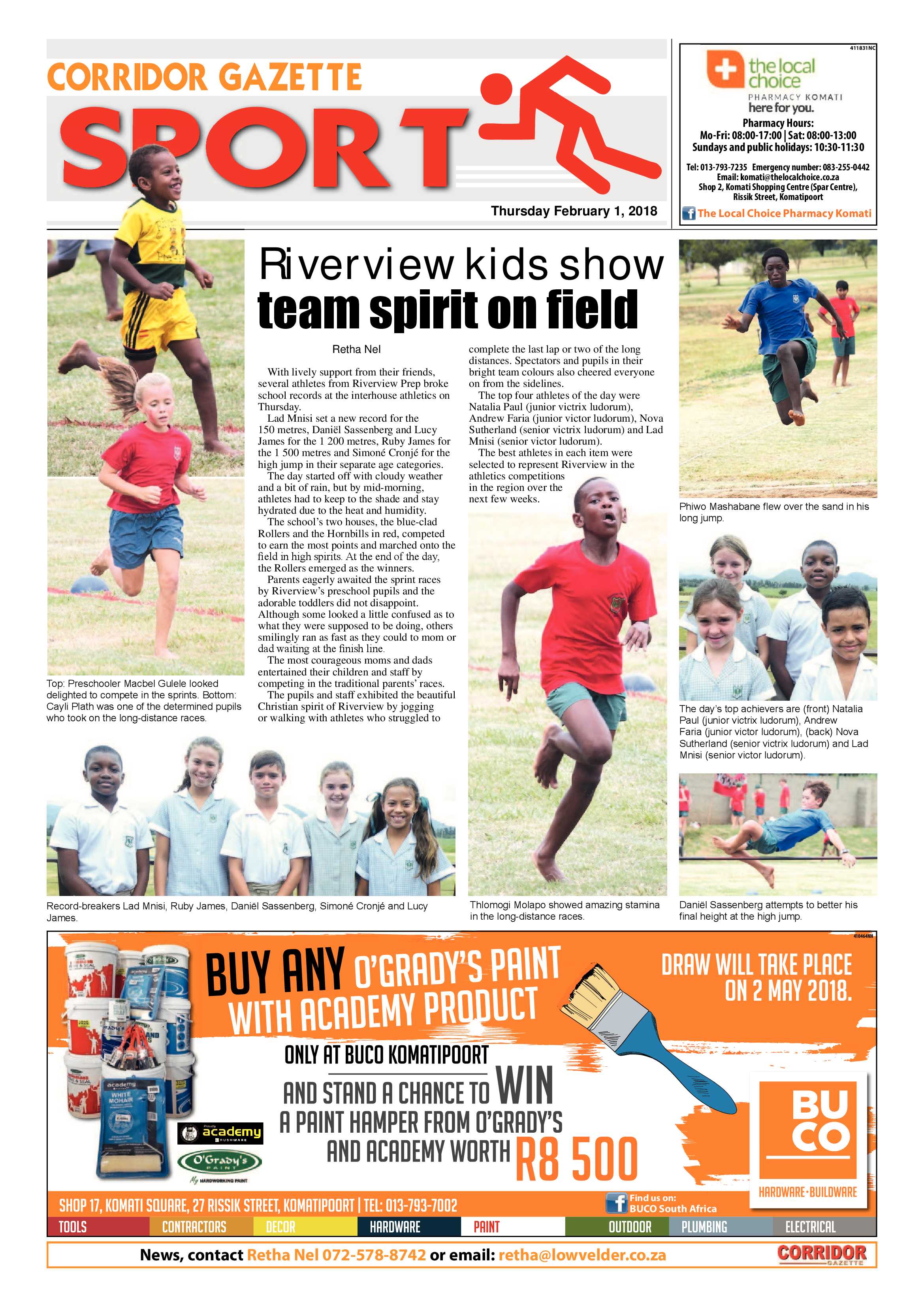 Corridor Gazette 1 February 2018 page 8