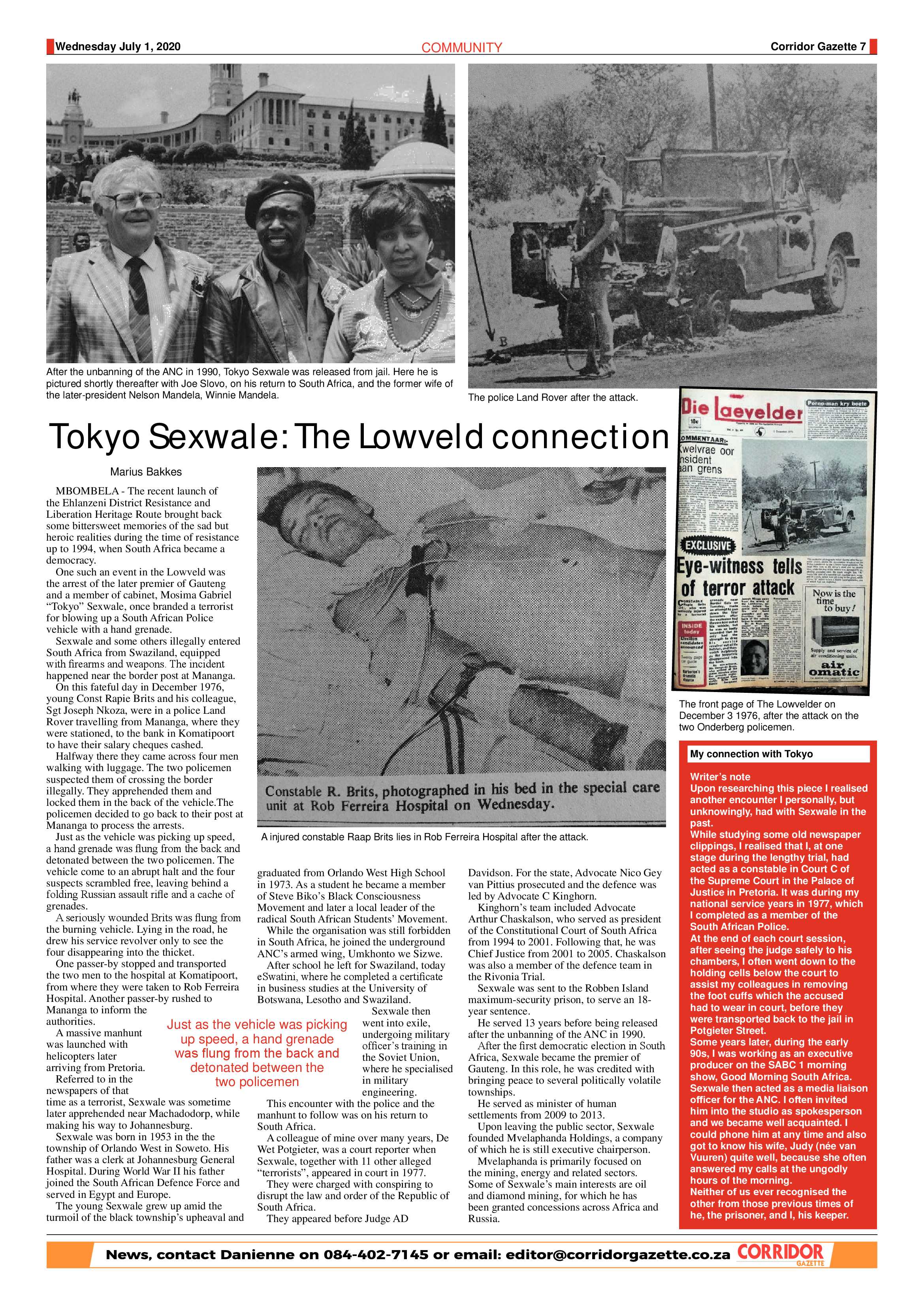 Corridor Gazette 1 July 2020 page 7