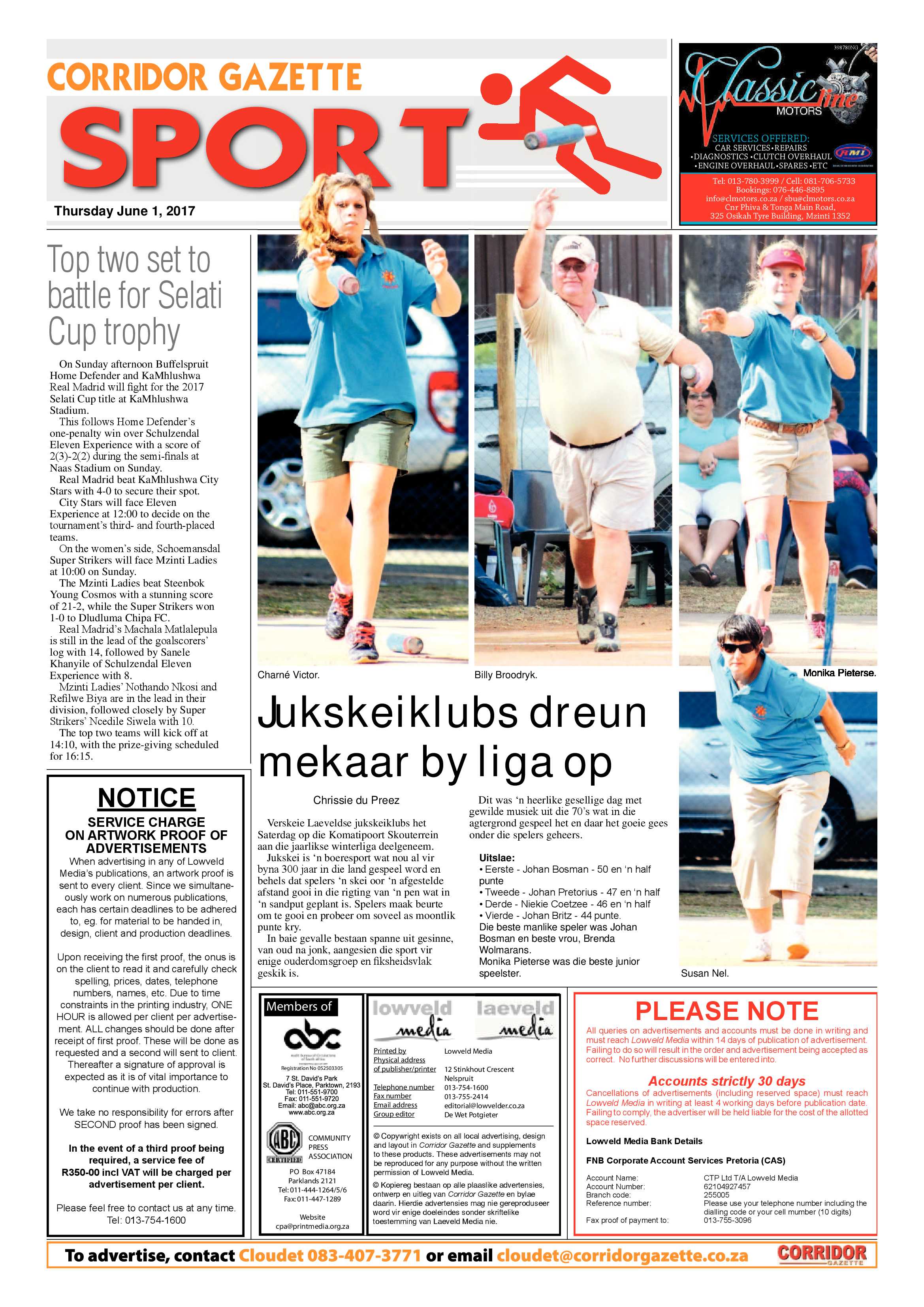 Corridor Gazette 1 June 2017 page 12