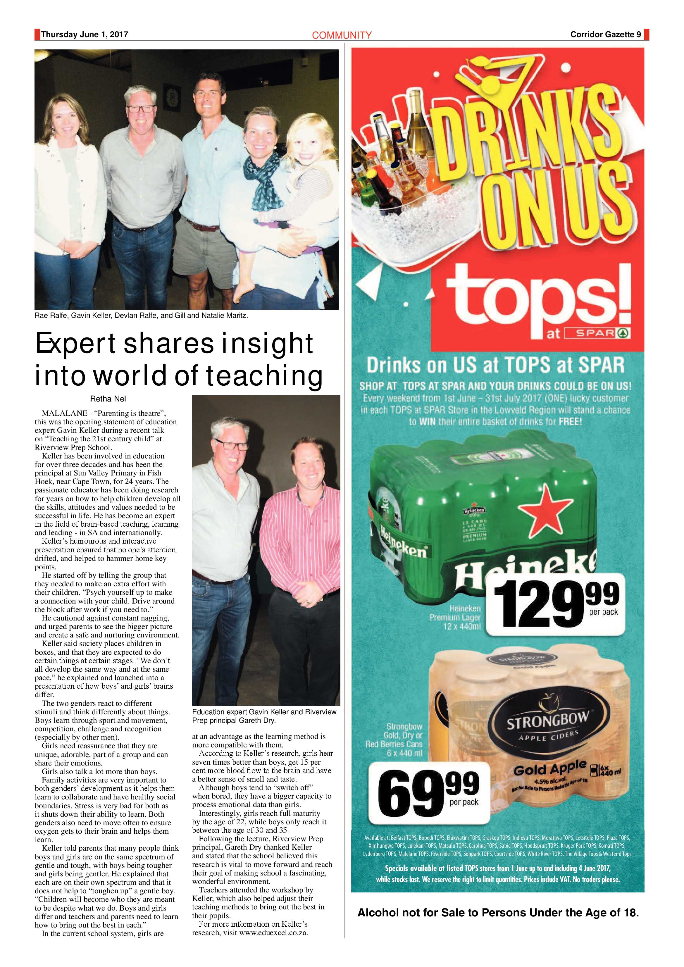 Corridor Gazette 1 June 2017 page 9