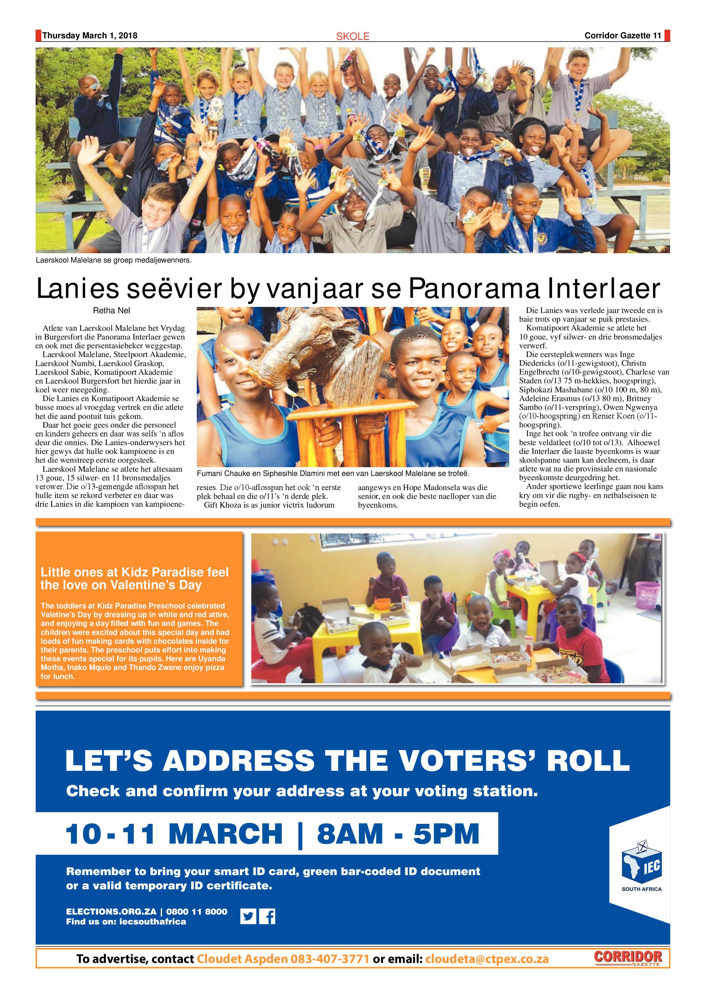 Corridor Gazette 1 March 2018 page 11
