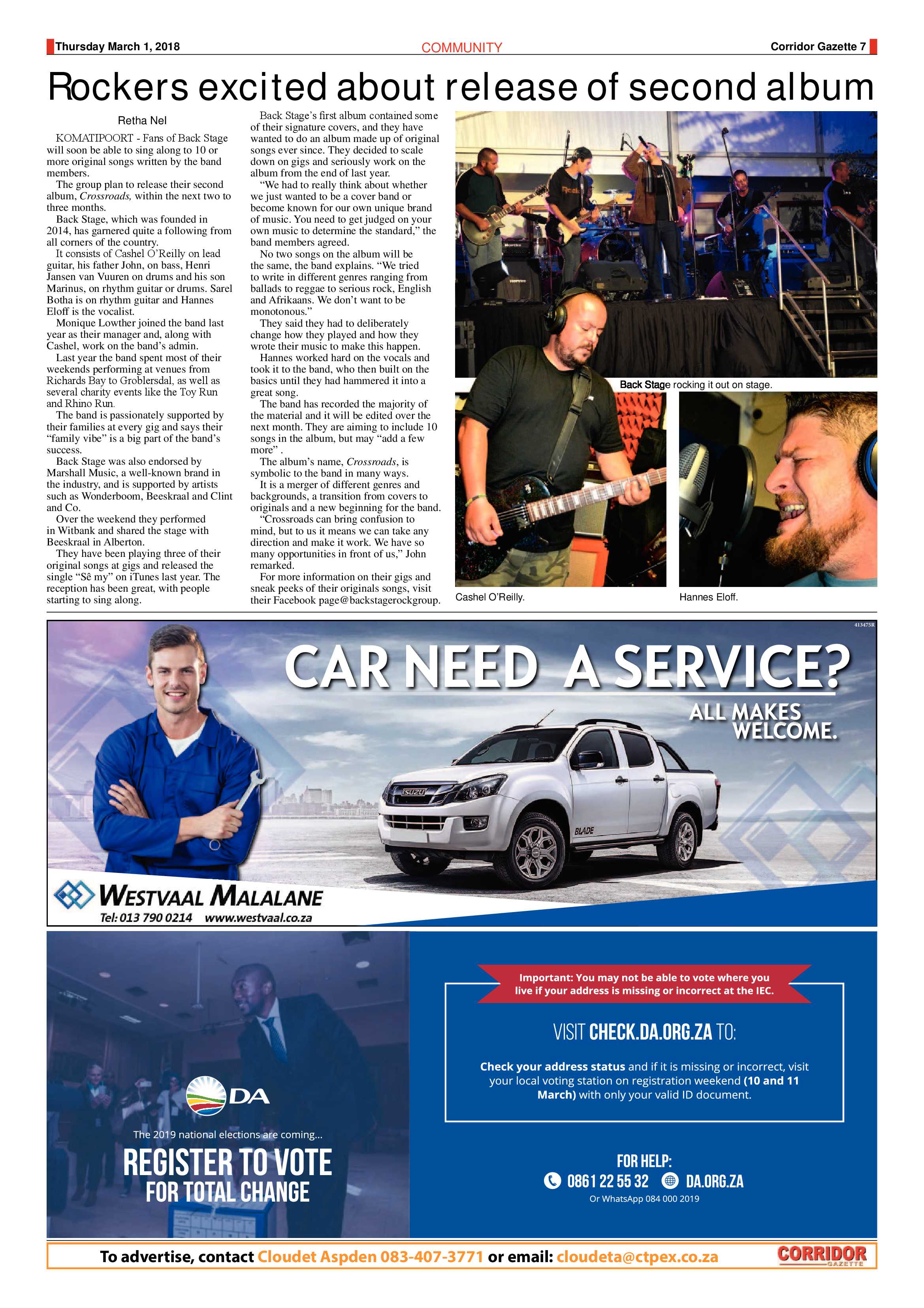 Corridor Gazette 1 March 2018 page 7