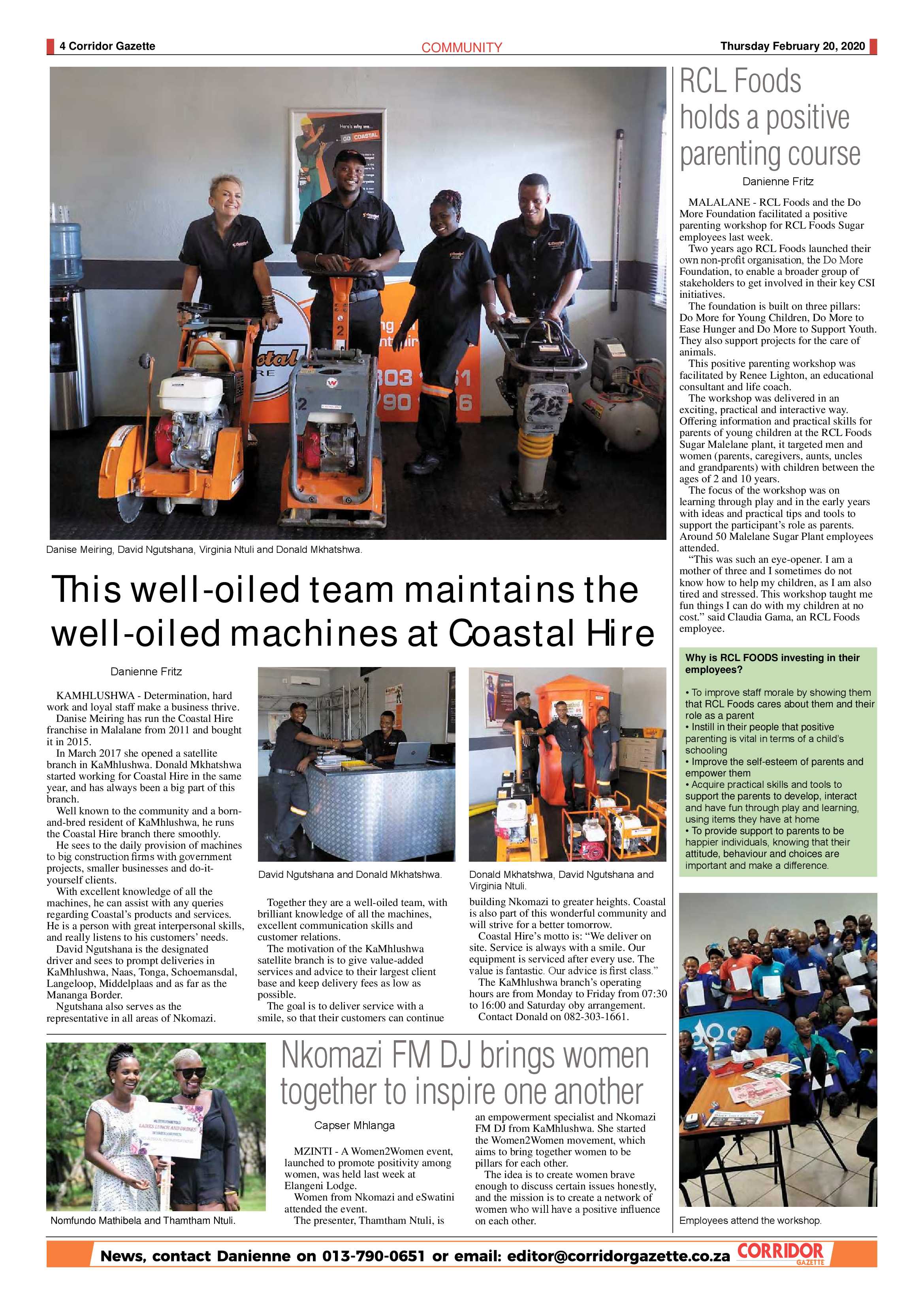Corridor Gazette 20 February 2020 page 3