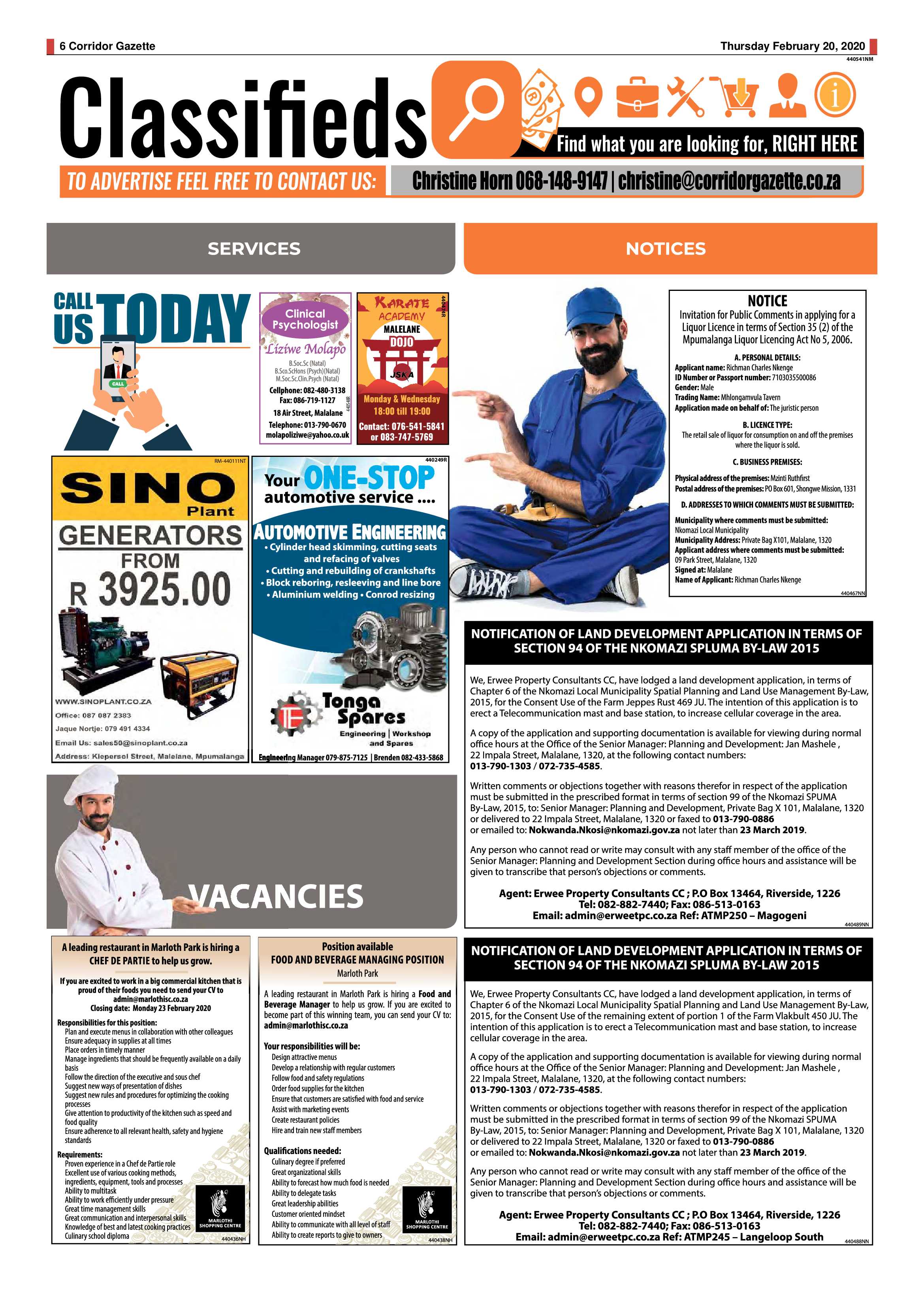 Corridor Gazette 20 February 2020 page 5