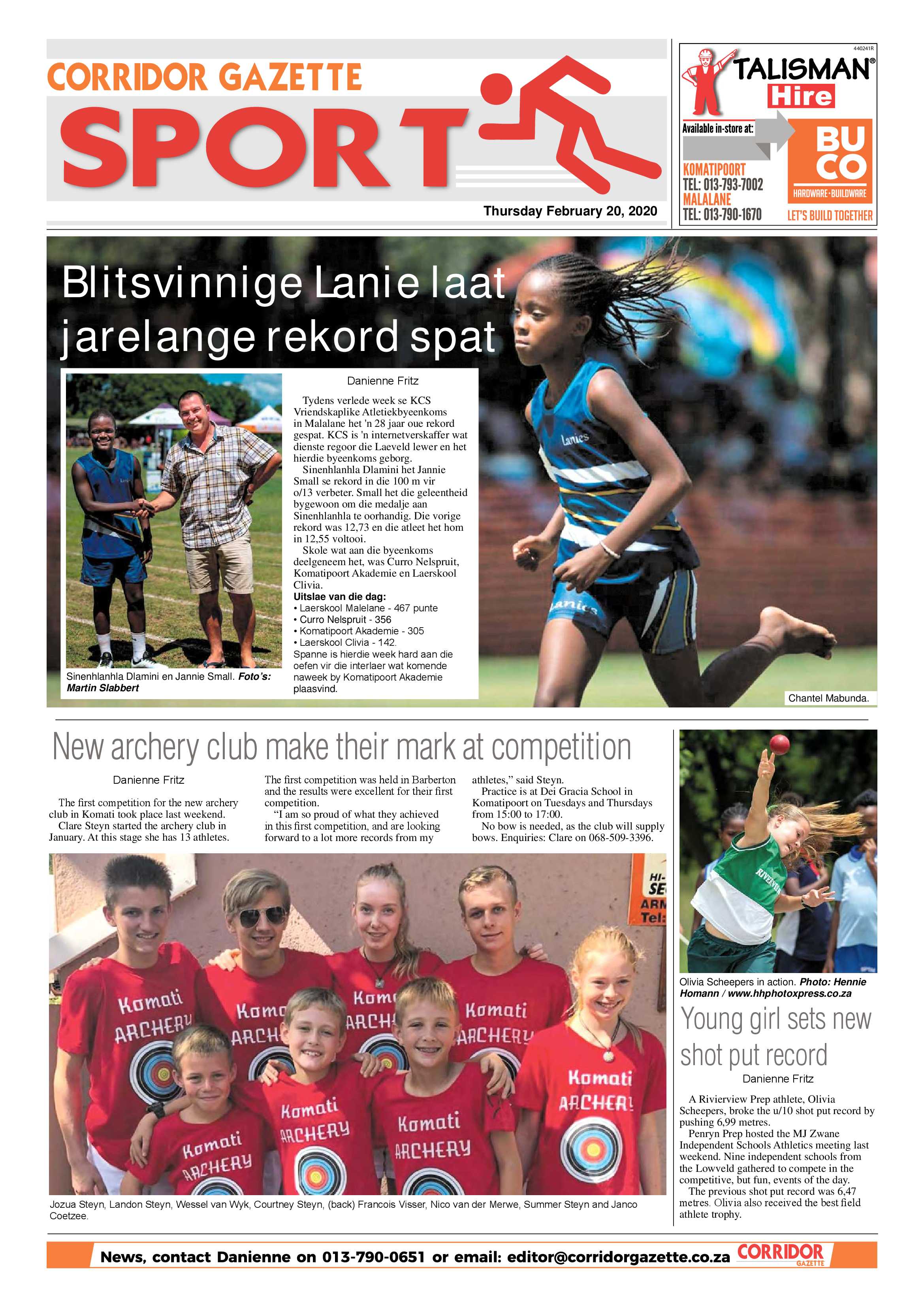 Corridor Gazette 20 February 2020 page 7