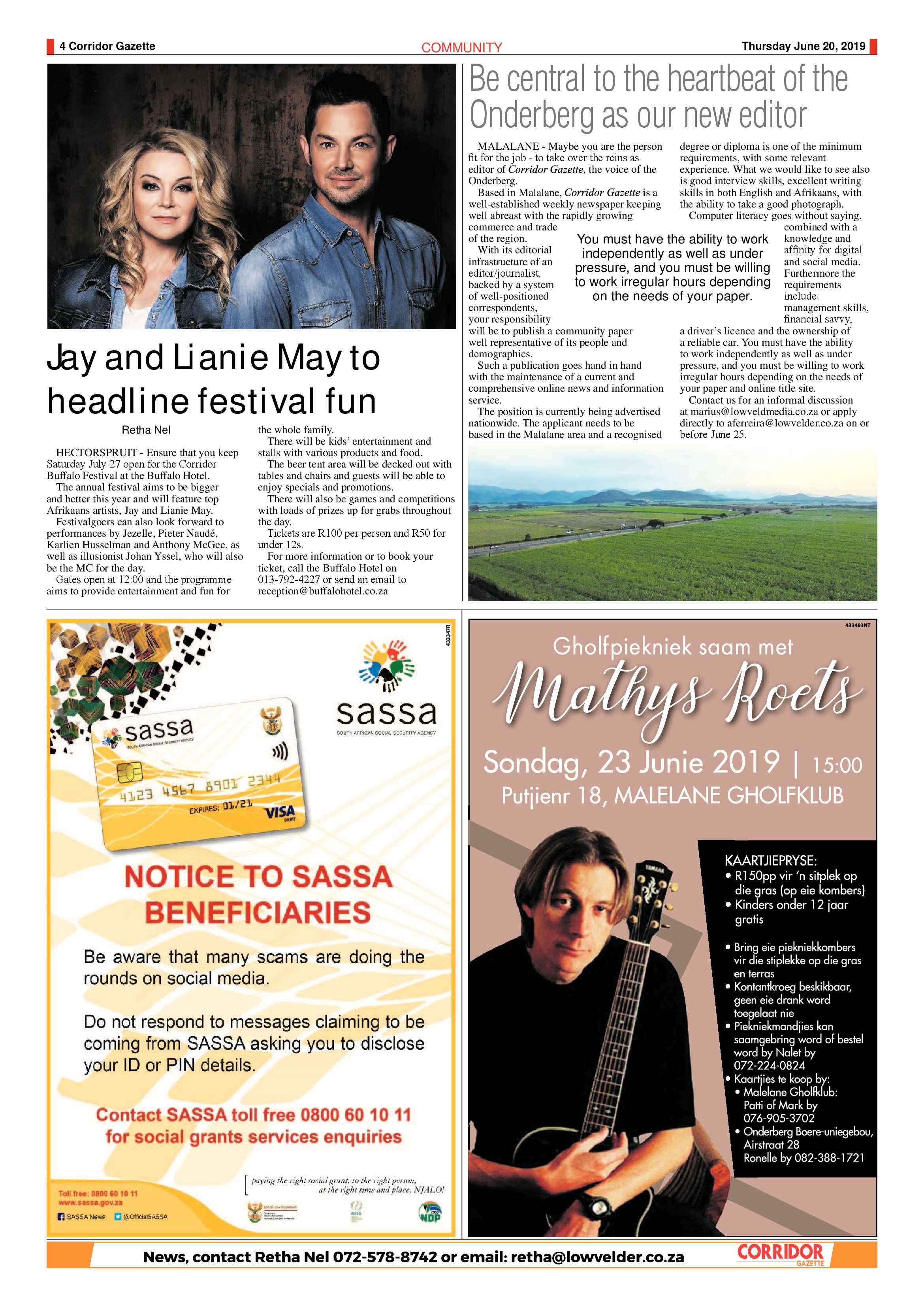 Corridor Gazette 20 June 2019 page 4