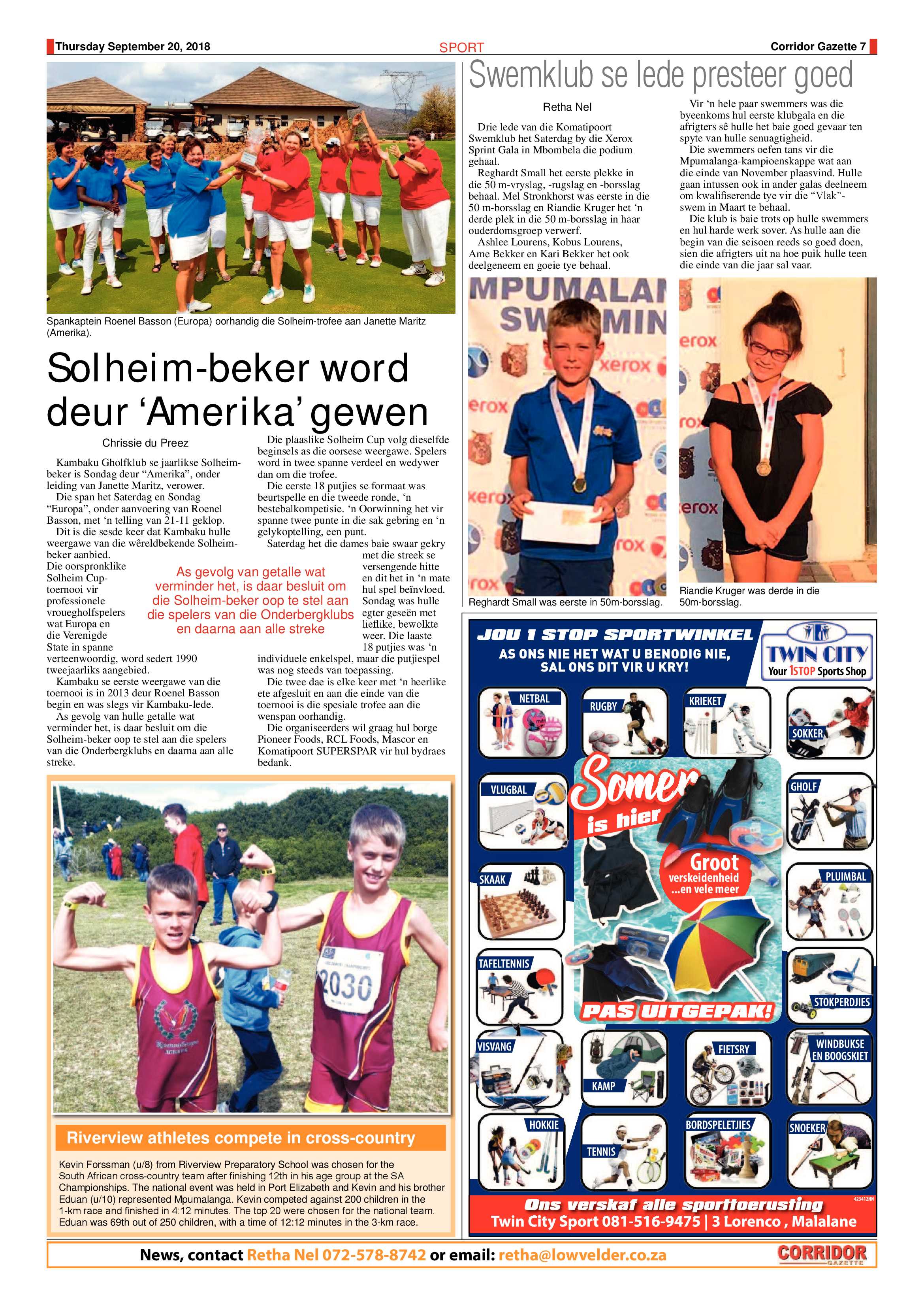 Corridor Gazette 20 September 2018 page 7