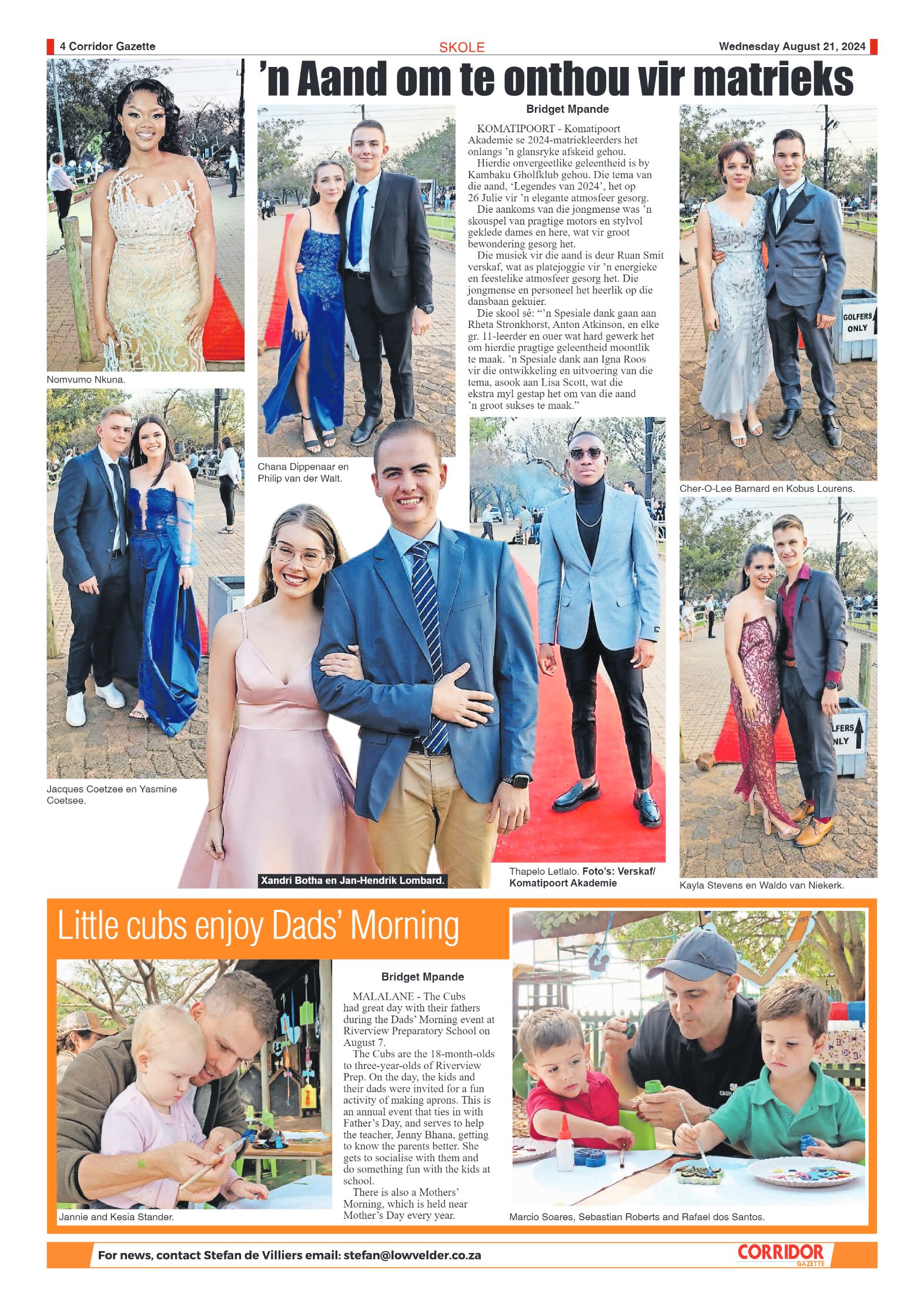 Corridor Gazette 21 August 2024 page 4