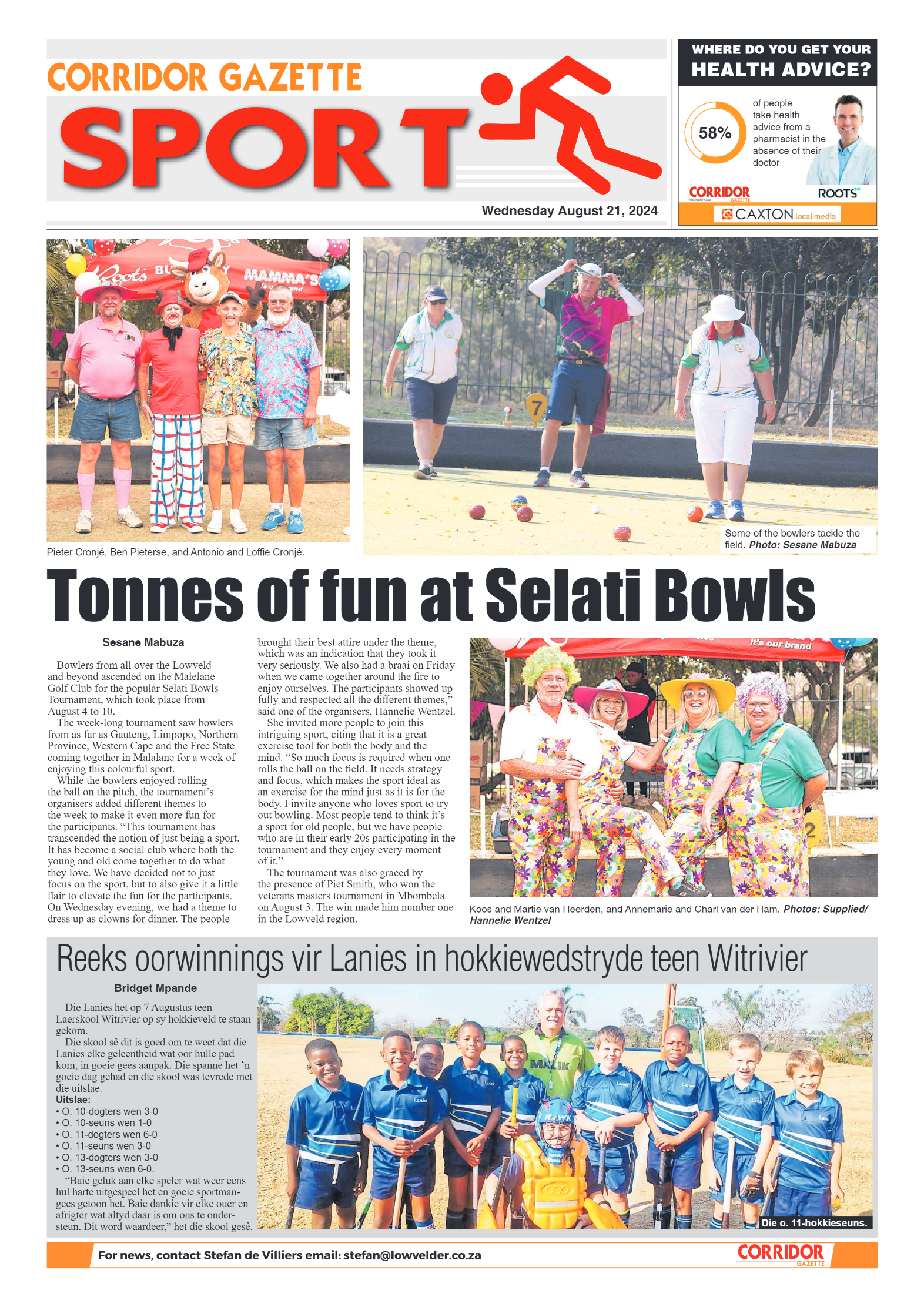 Corridor Gazette 21 August 2024 page 8