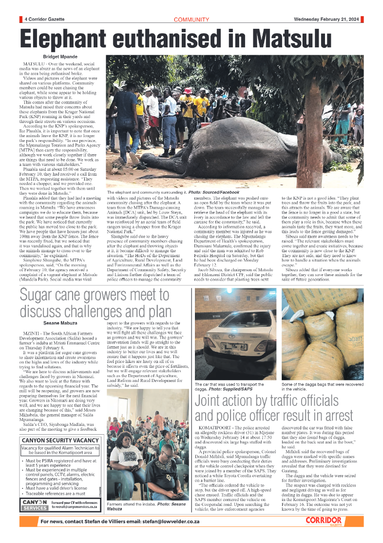 Corridor Gazette 21 February 2024 page 4