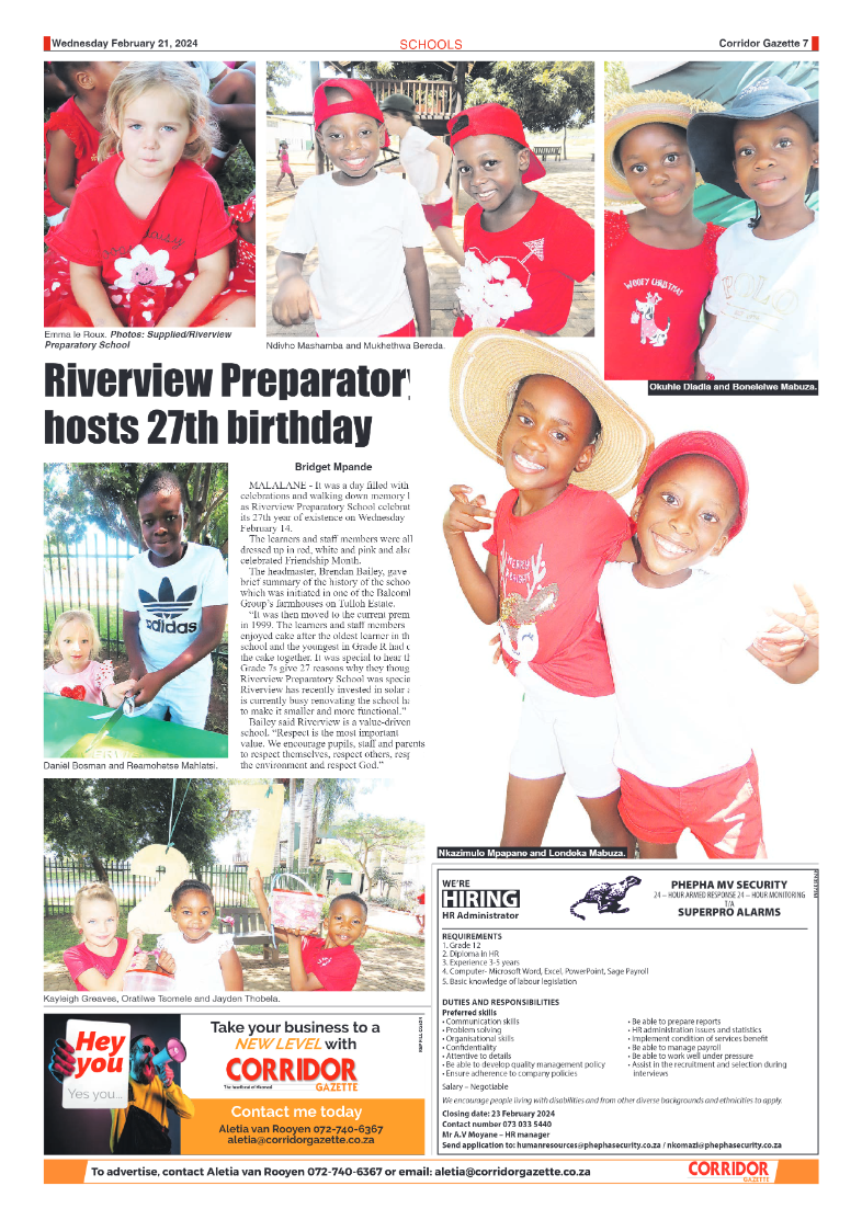Corridor Gazette 21 February 2024 page 7