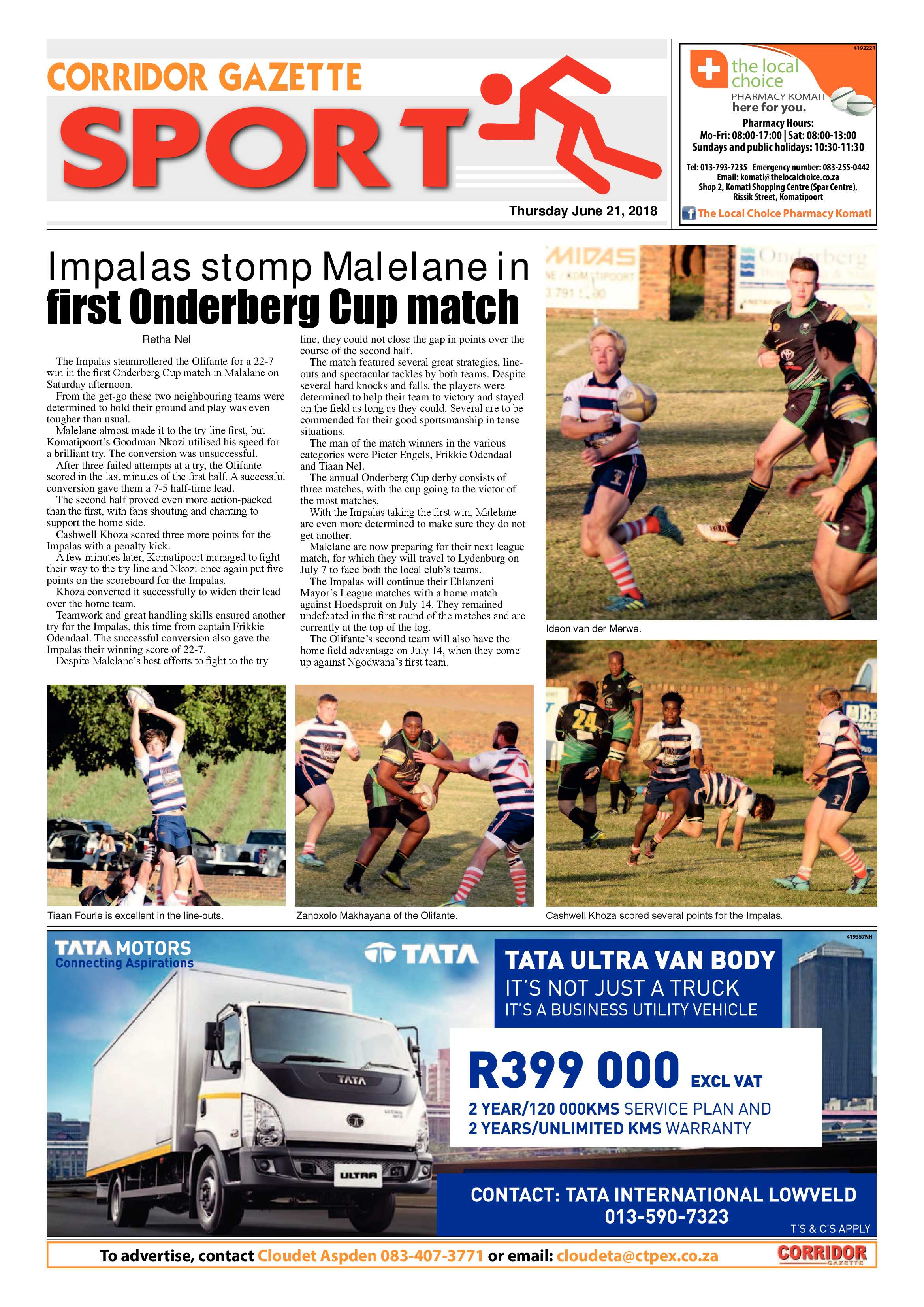 Corridor Gazette 21 June 2018 page 12