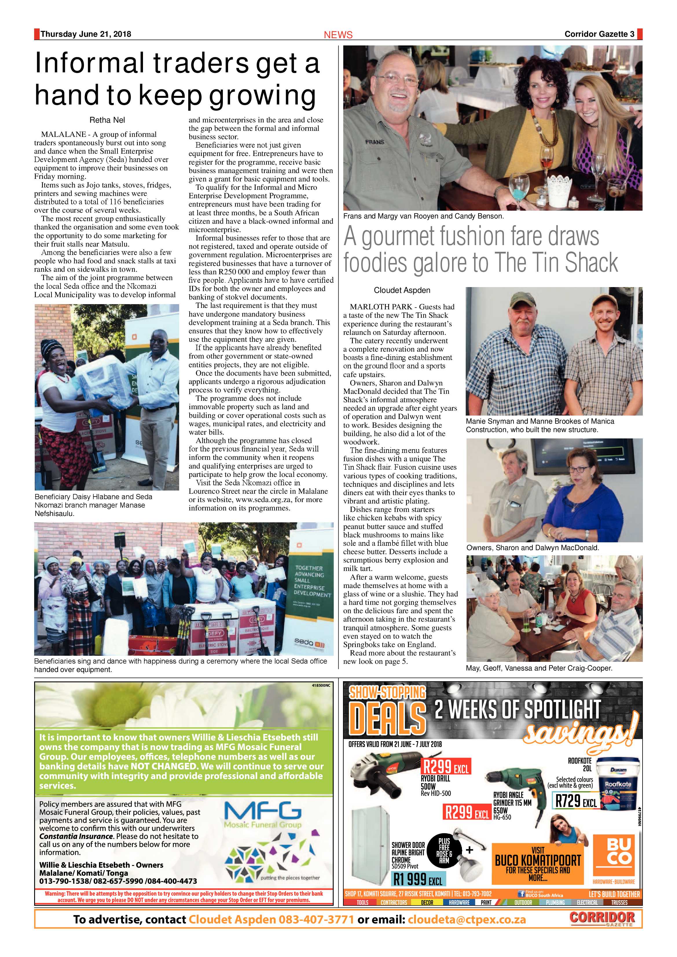 Corridor Gazette 21 June 2018 page 3