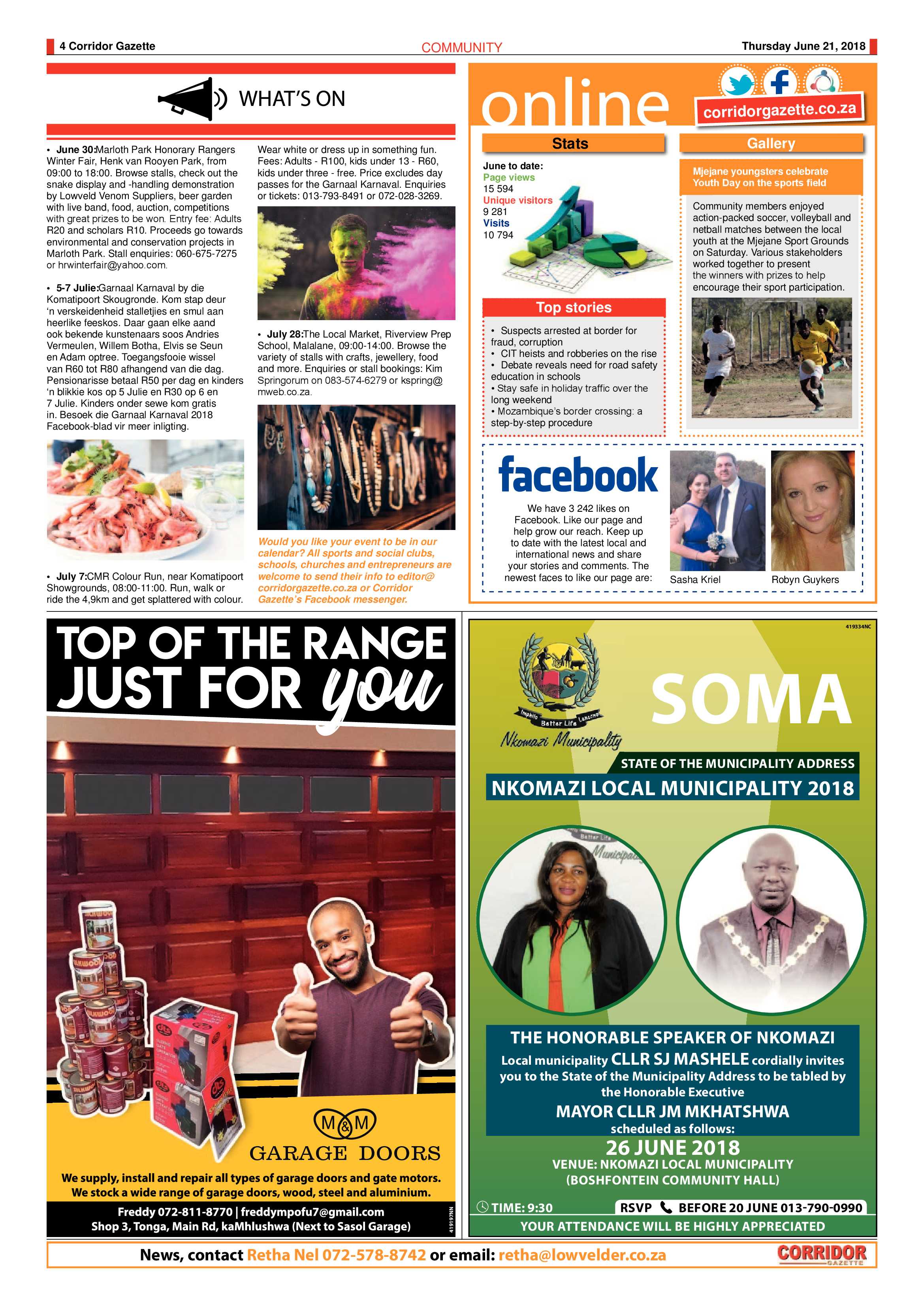 Corridor Gazette 21 June 2018 page 4