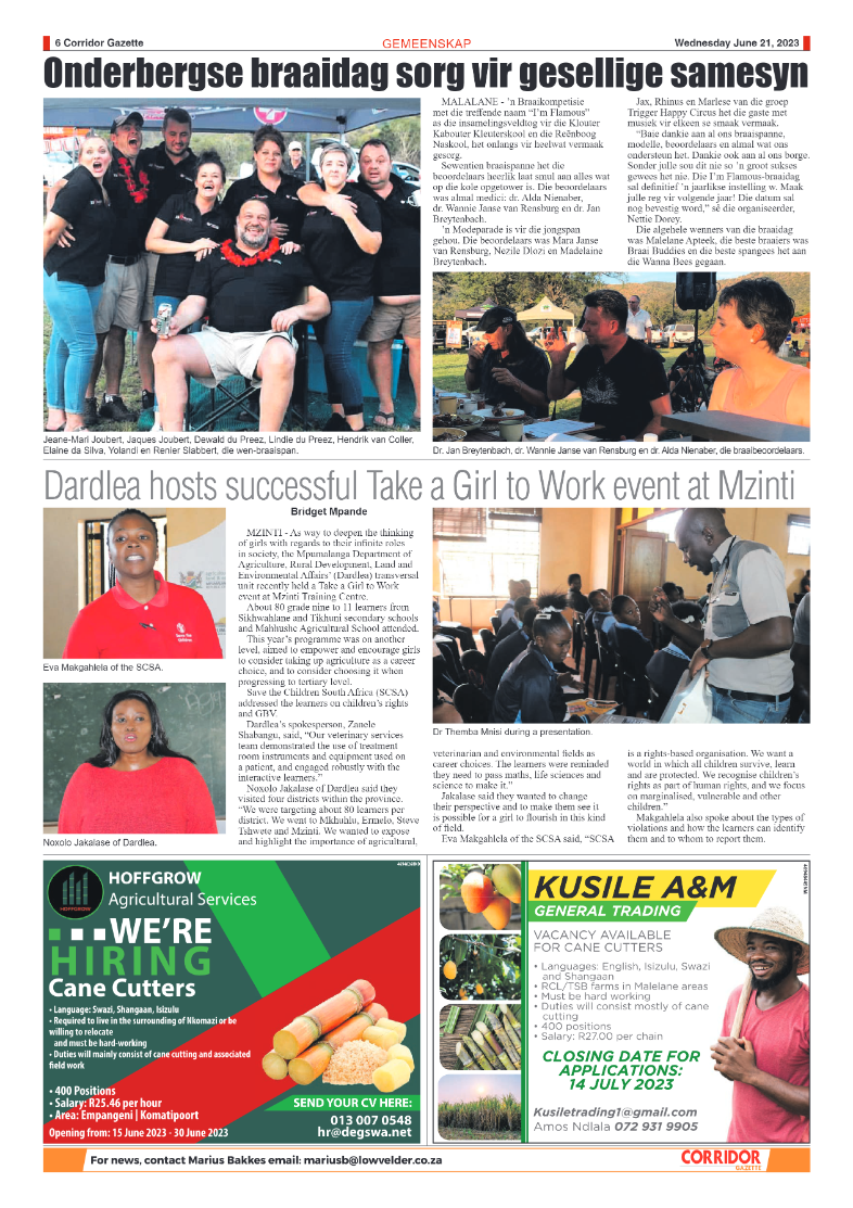 Corridor Gazette 21 June 2023 page 6